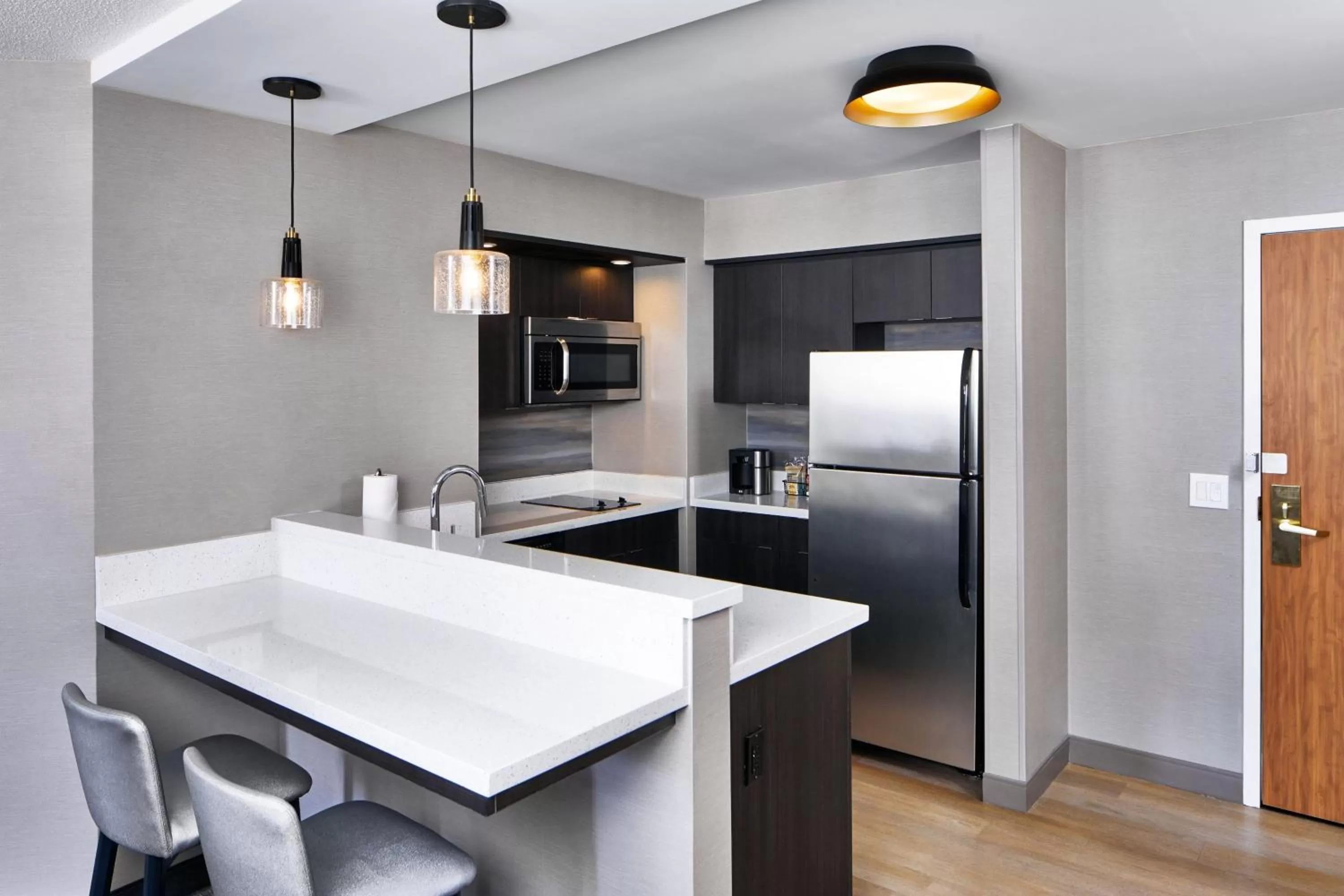 Kitchen or kitchenette in Residence Inn by Marriott Rochester West Greece