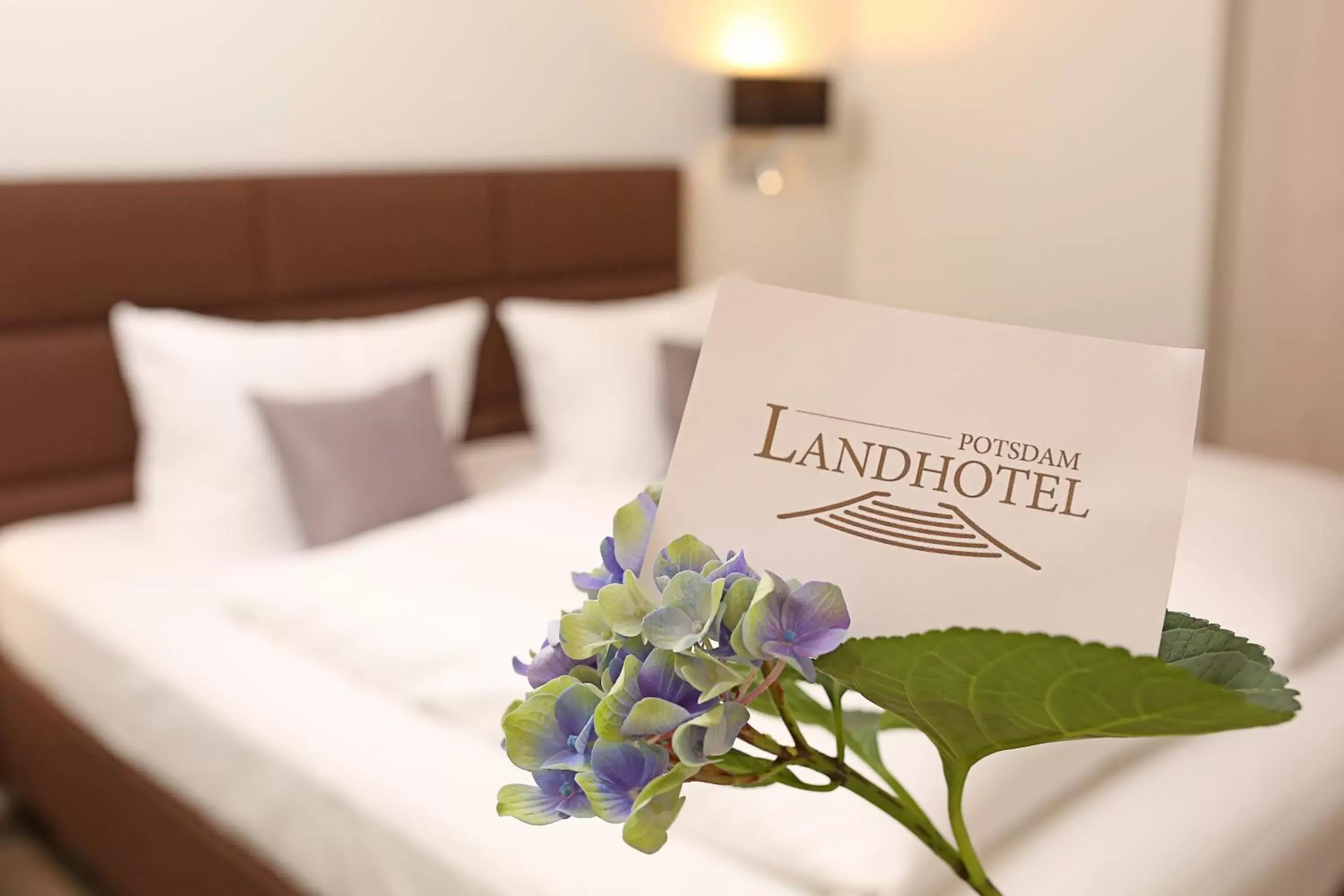 Bed in Landhotel Potsdam