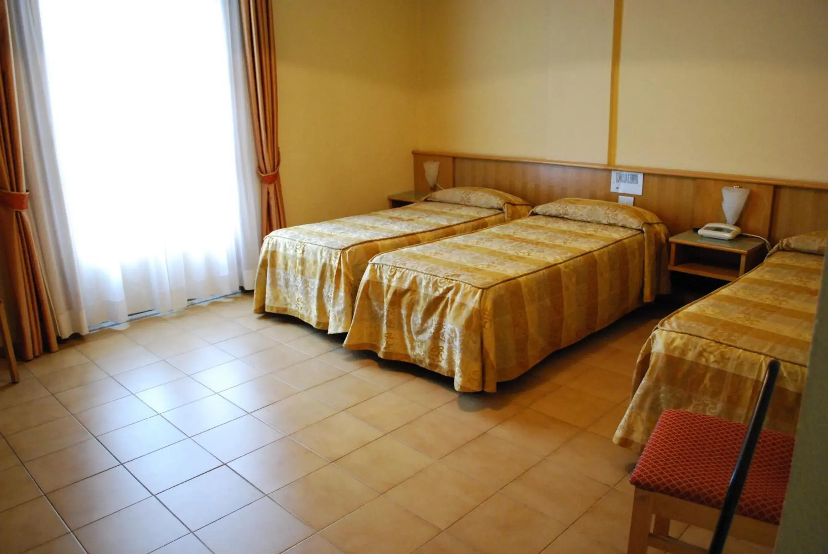 Bed in Hotel Tre Torri