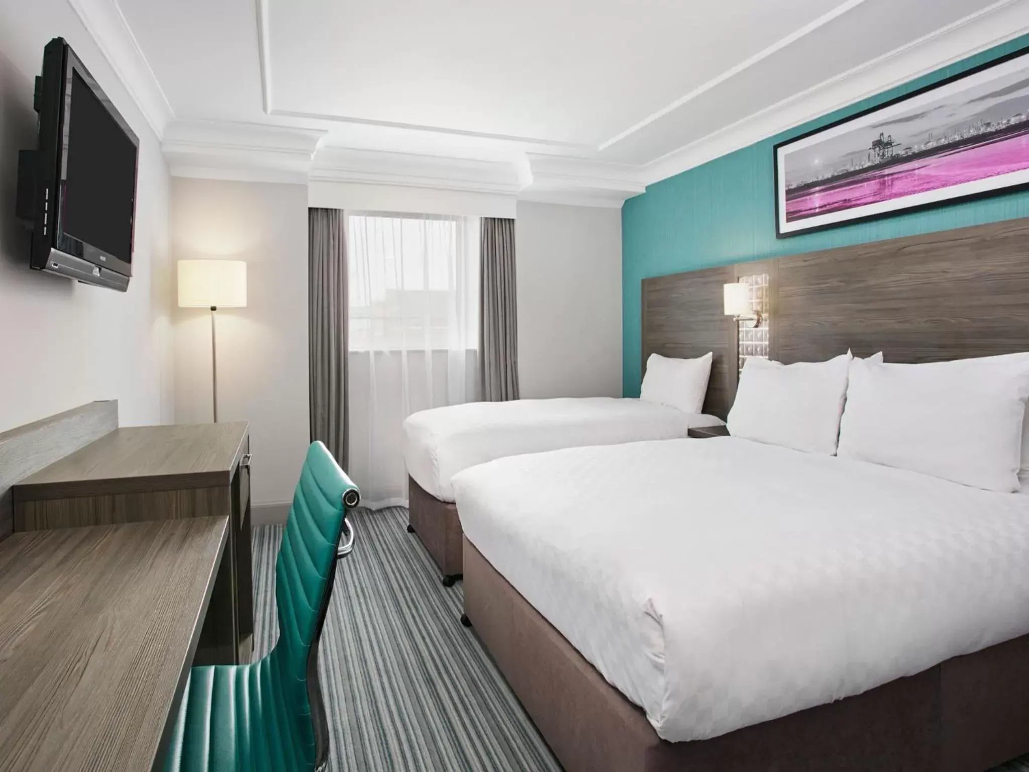 Bedroom, Room Photo in Leonardo Hotel Middlesbrough - formerly Jurys Inn