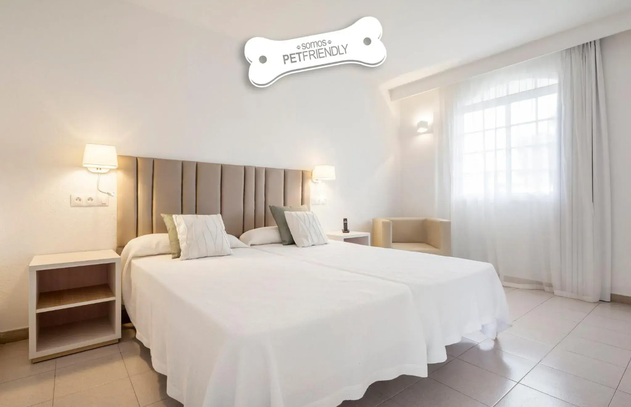 Bedroom, Bed in Ilunion Menorca