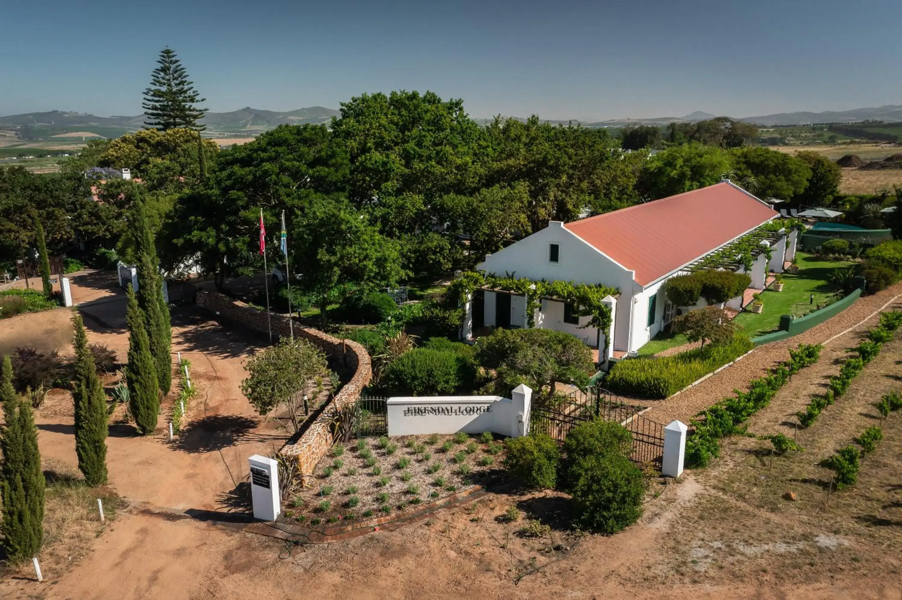 Property building, Bird's-eye View in Eikendal Lodge