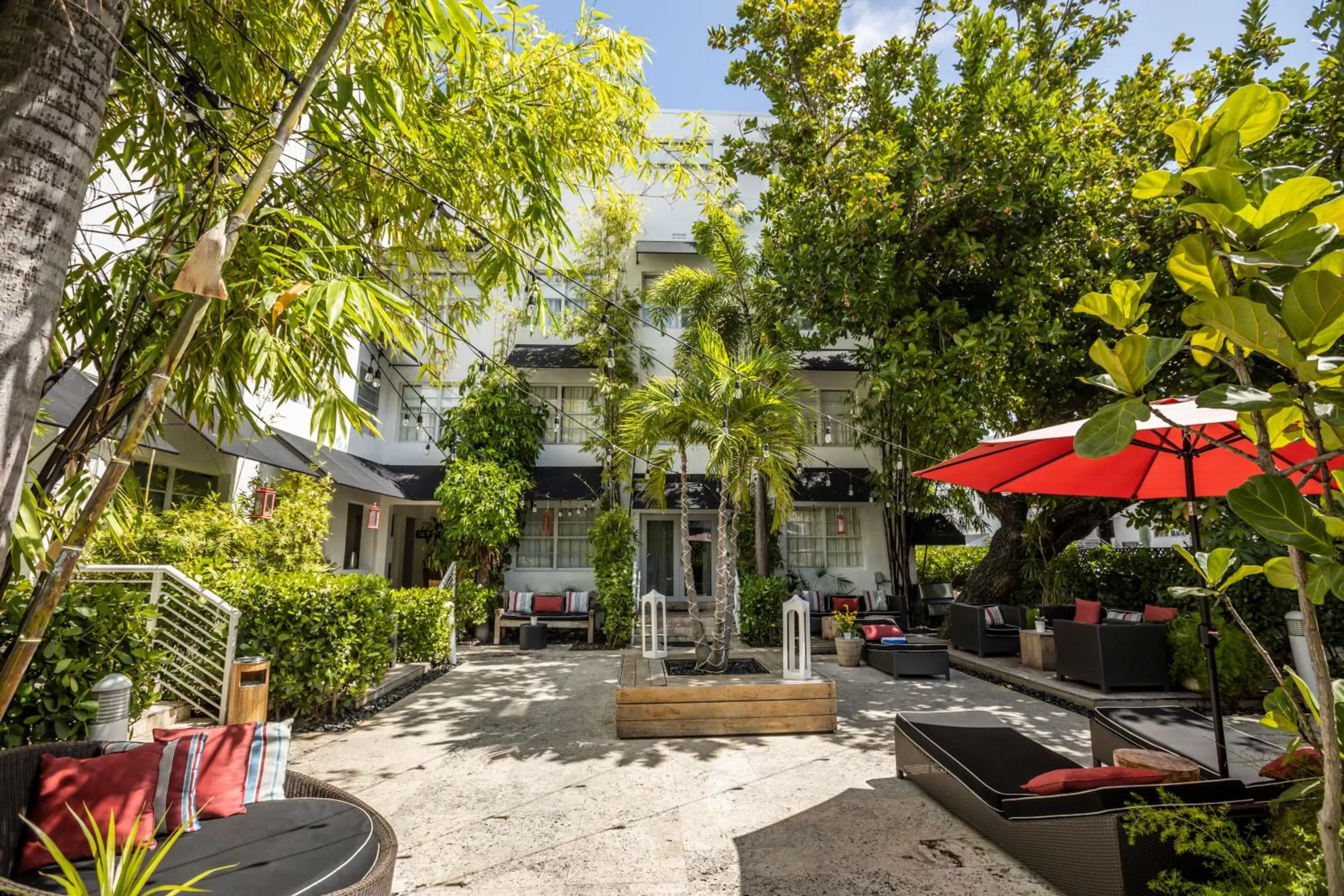 Patio in Metropole Suites South Beach
