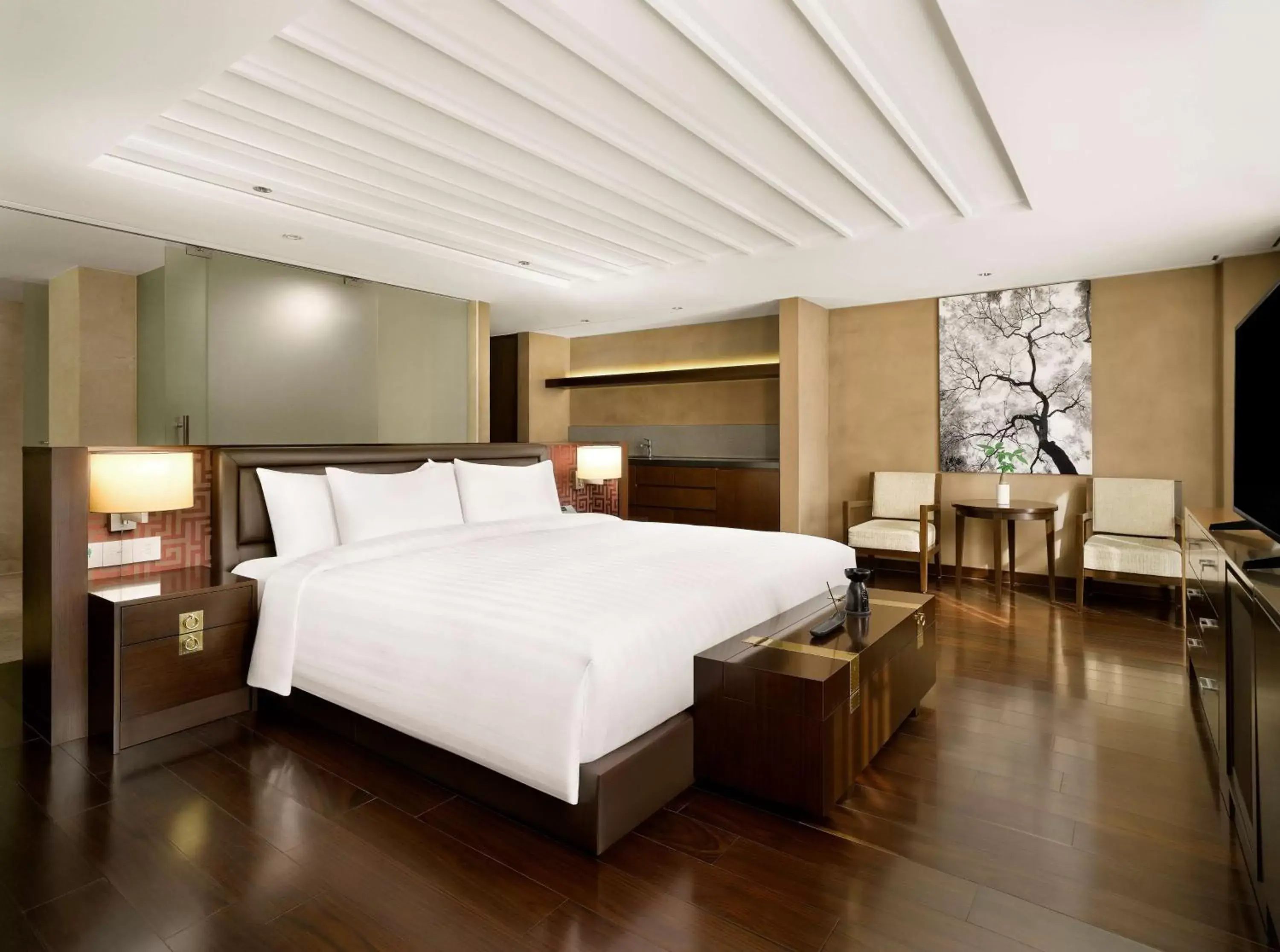 Bedroom, Bed in Banyan Tree Club & Spa Seoul