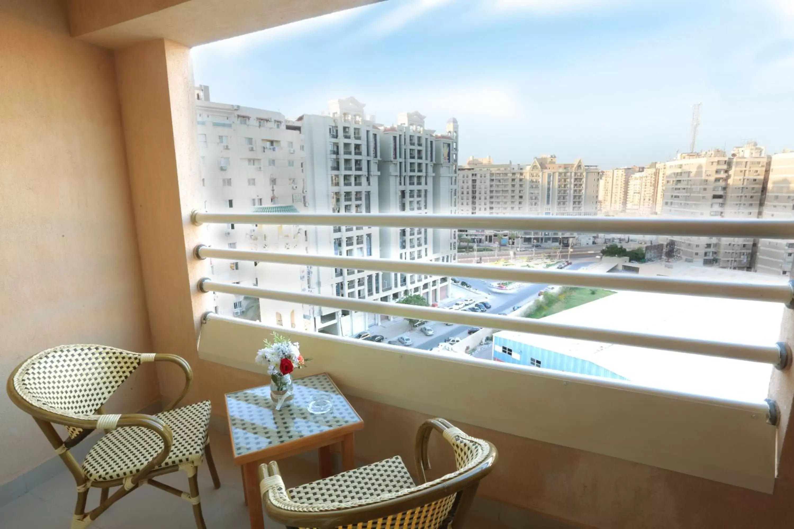 Balcony/Terrace in The Grand Plaza Hotel Smouha