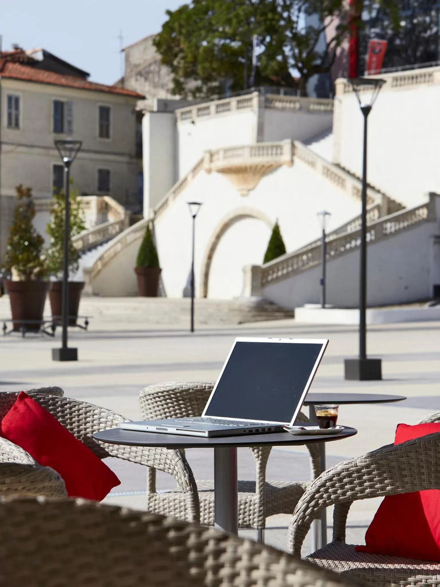 Balcony/Terrace in Campanile Ales Centre - Cévennes