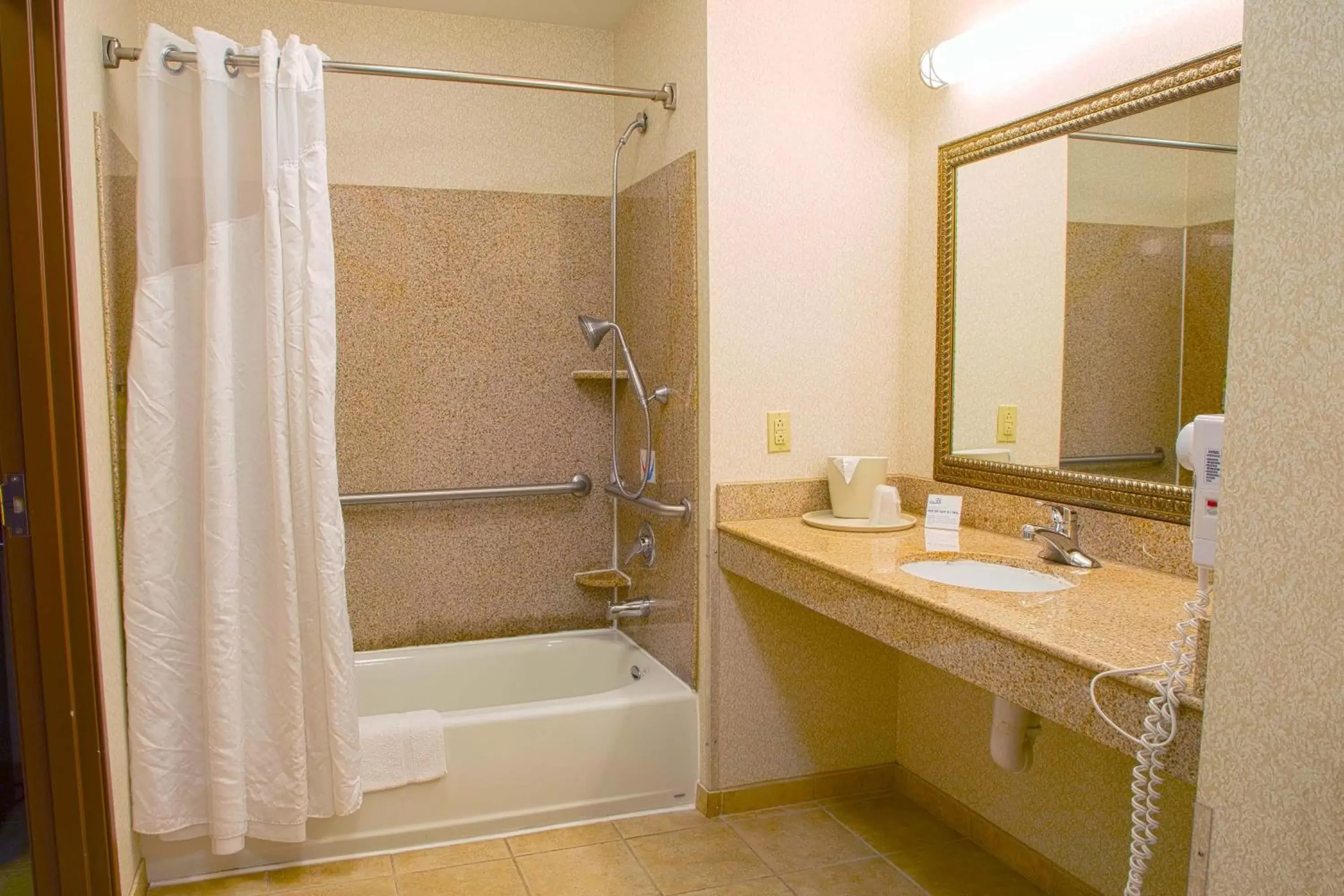 Bathroom in Holiday Inn Express Hotel & Suites Center, an IHG Hotel