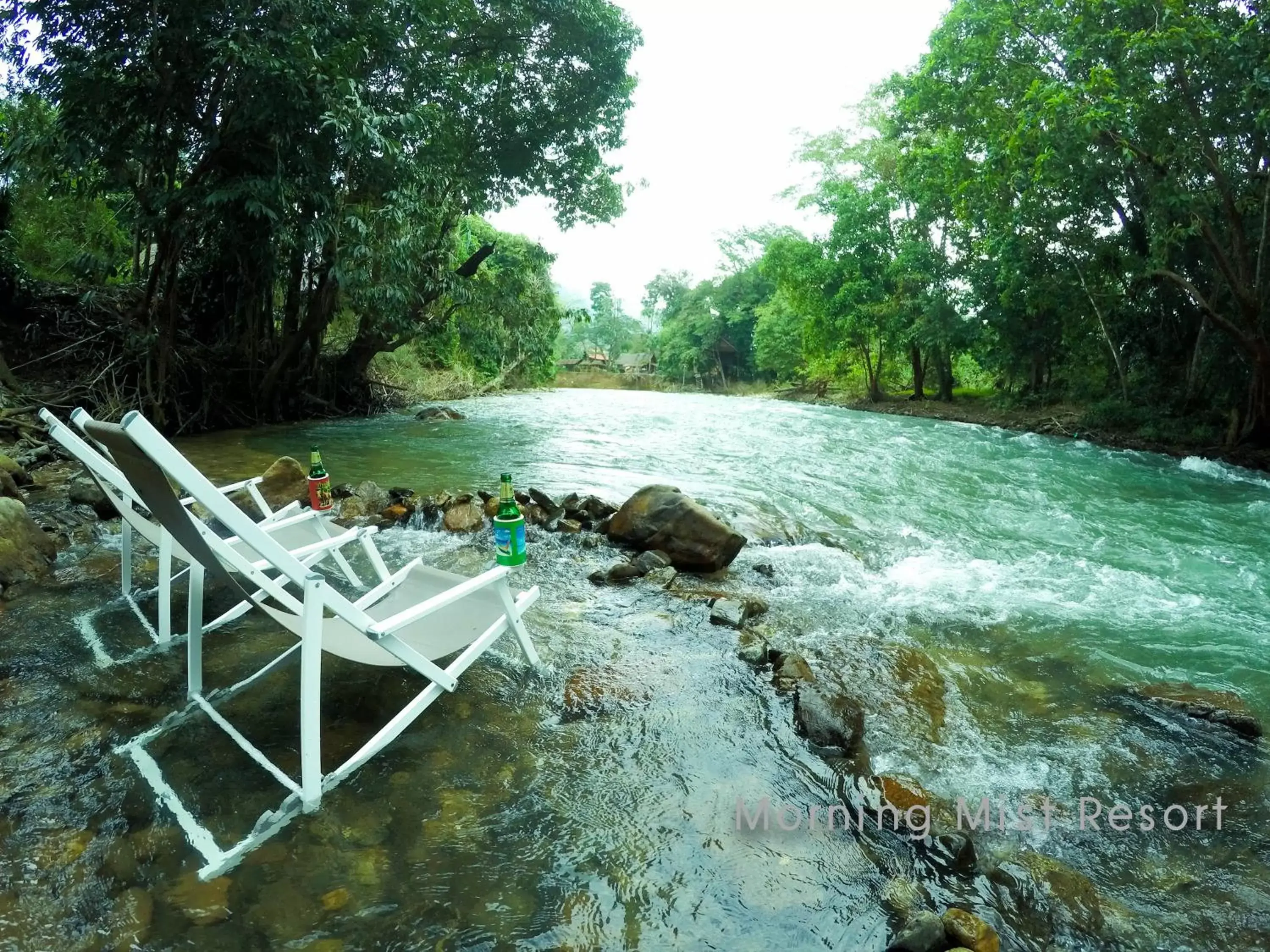 River view in Khao Sok Morning Mist Resort