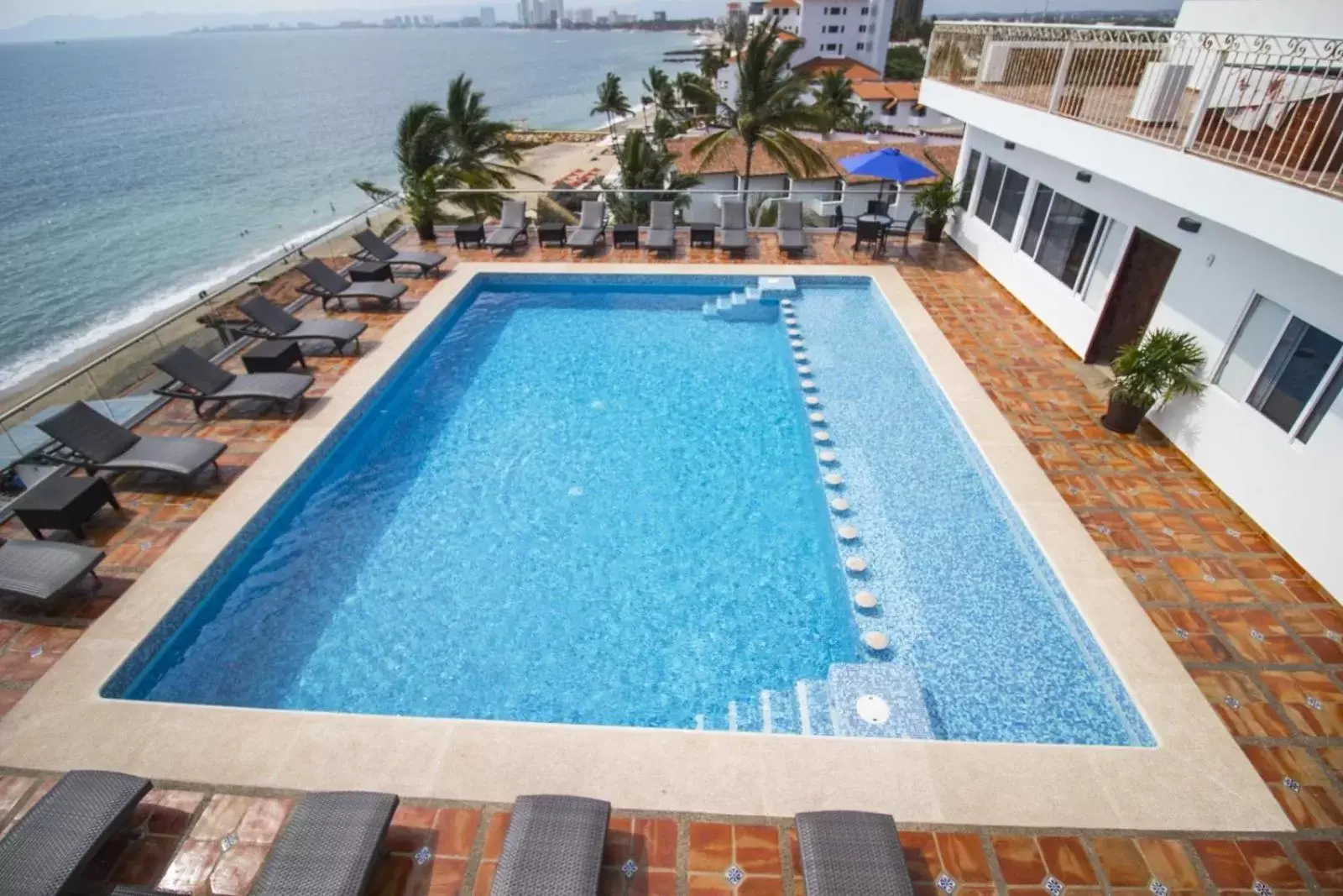 Swimming pool, Pool View in The Paramar Beachfront Boutique Hotel With Breakfast Included - Downtown Malecon