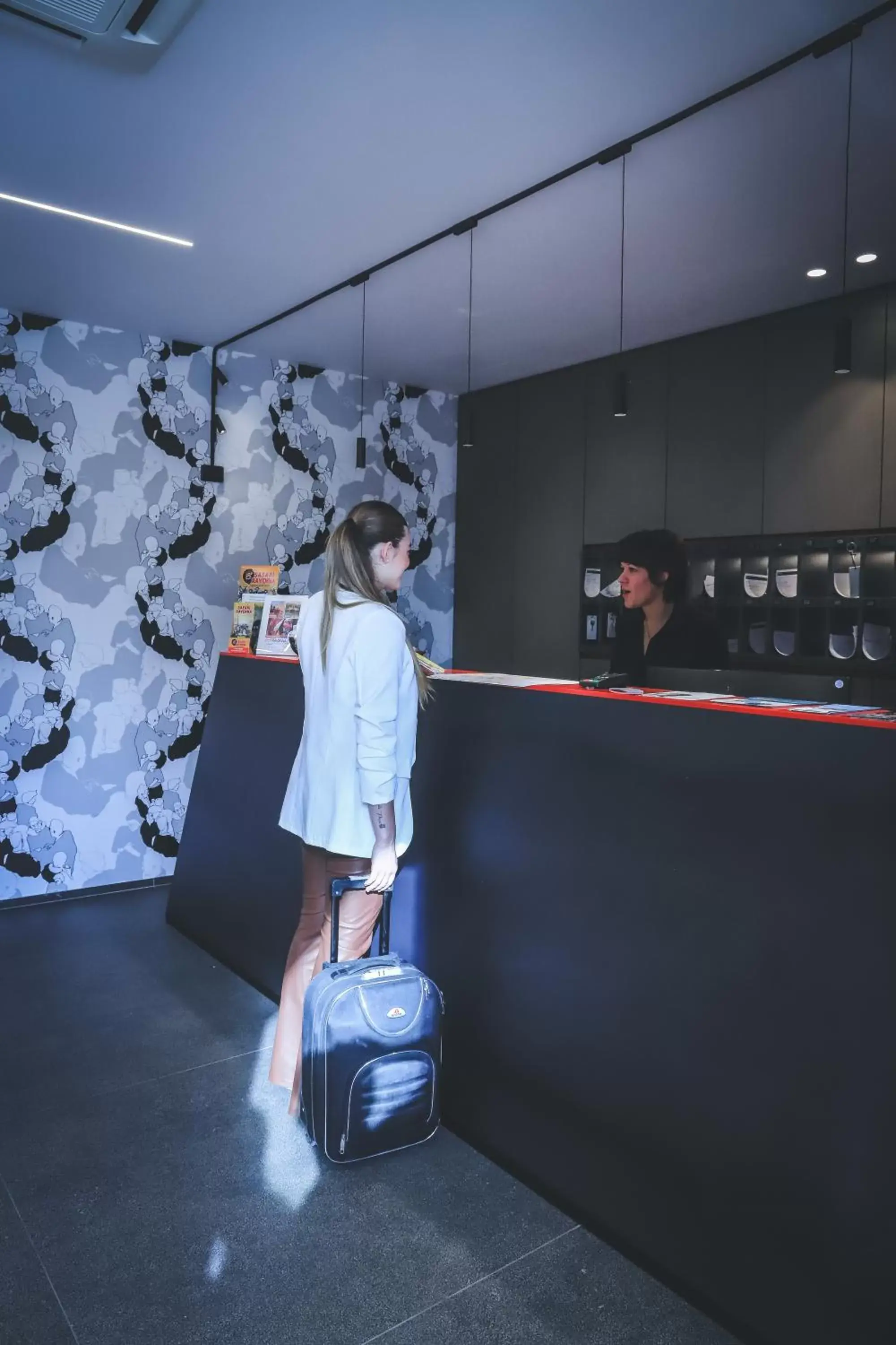 Lobby or reception in Hotel Astoria Lobby or reception in Hotel Astoria