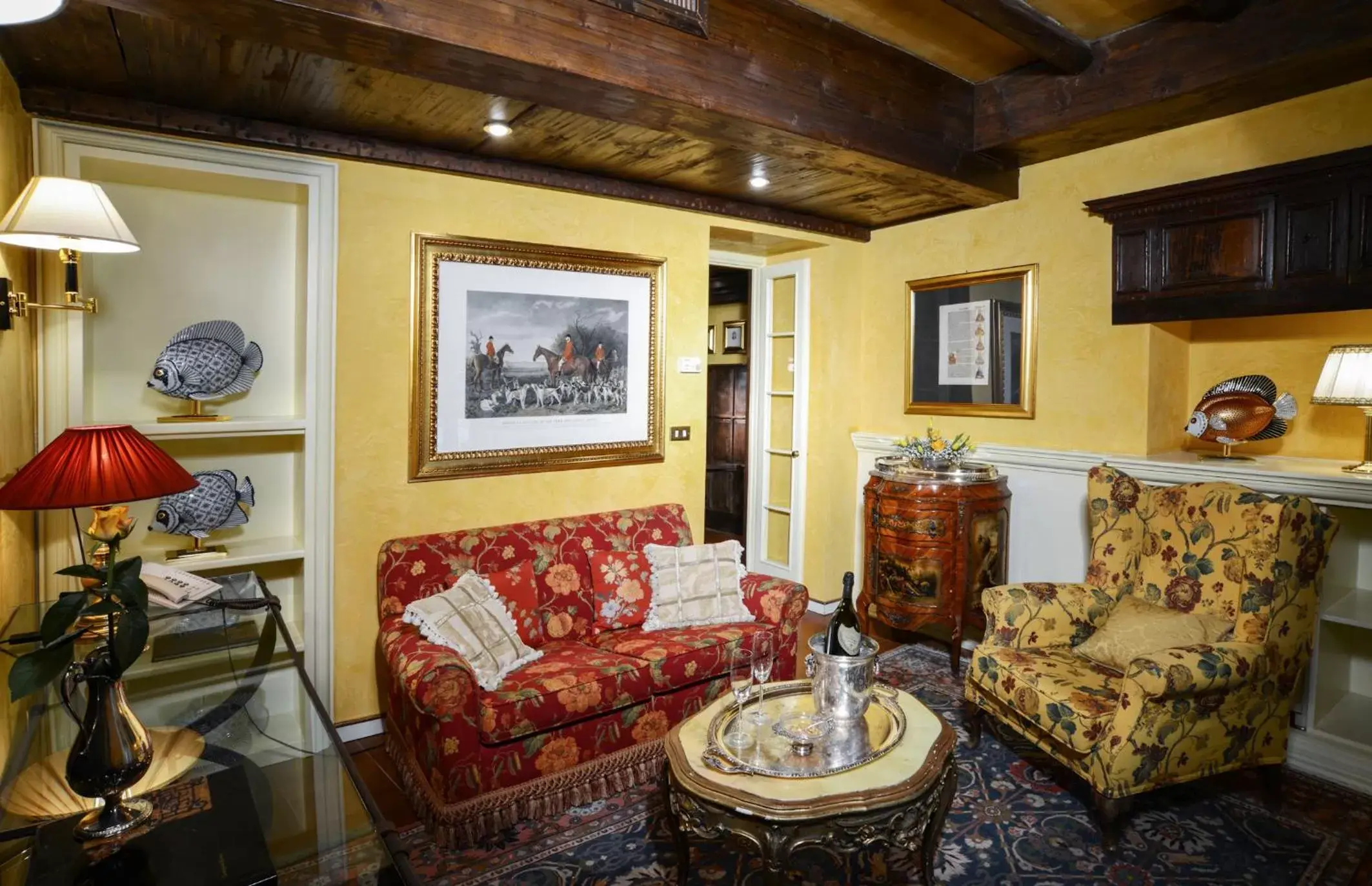 Living room, Seating Area in Hotel Gabbia D'Oro