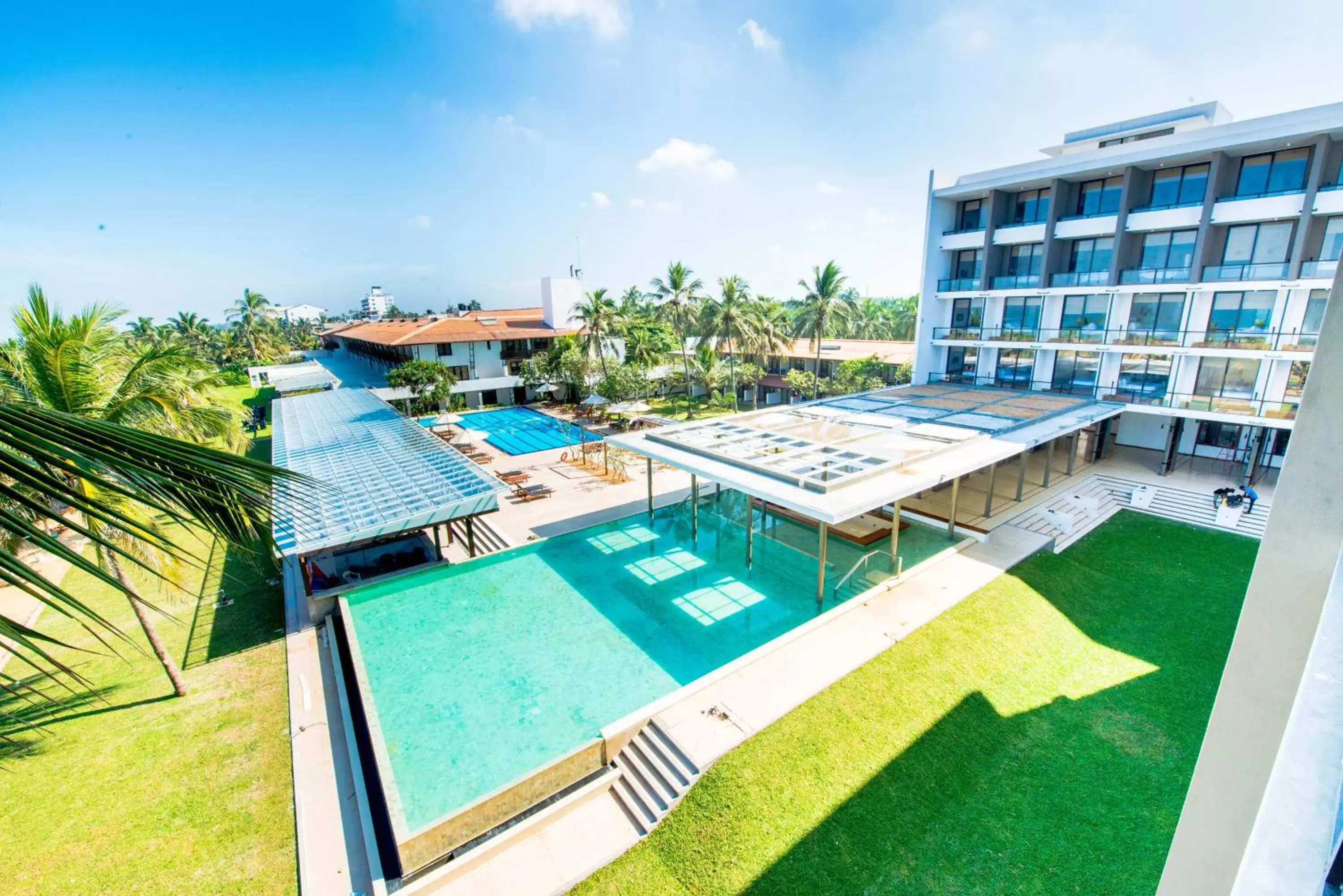 Bird's eye view, Pool View in Goldi Sands Hotel
