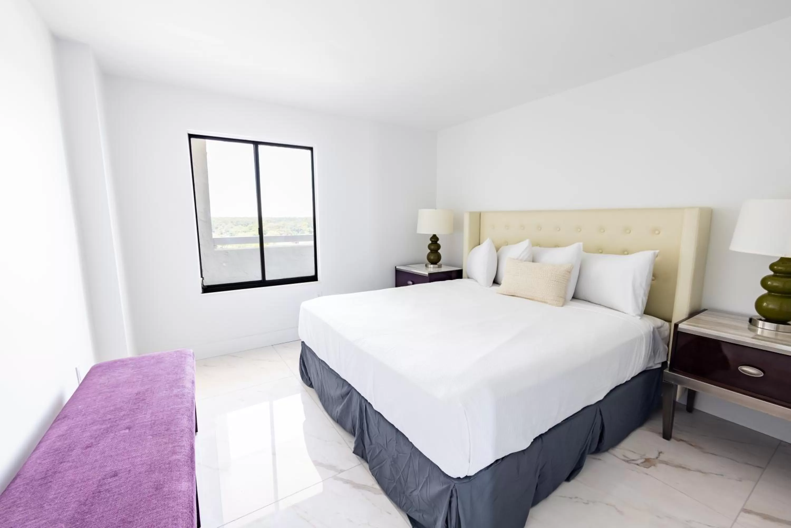 Bed in Grande Beach Resort