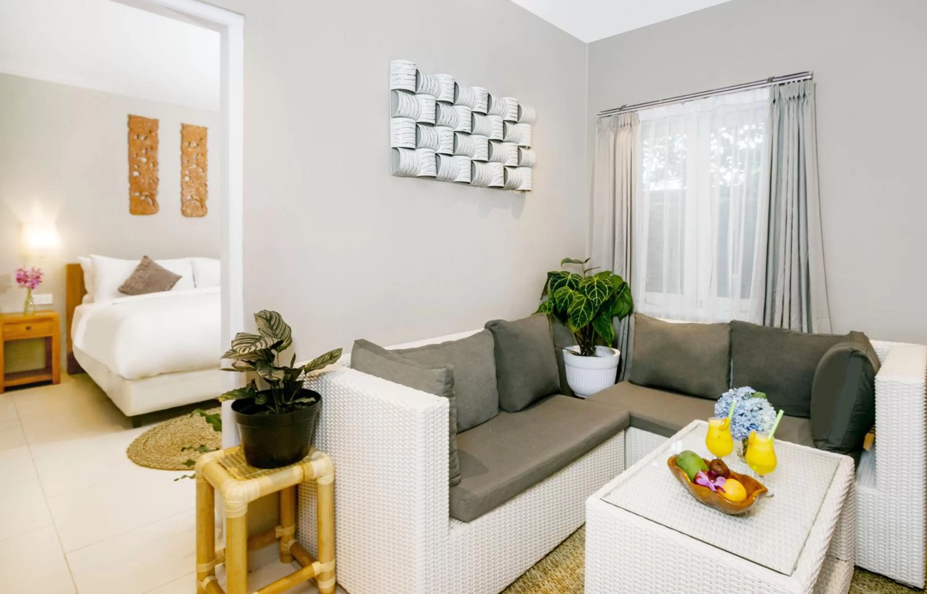 Living room in Canvas Escape Resort