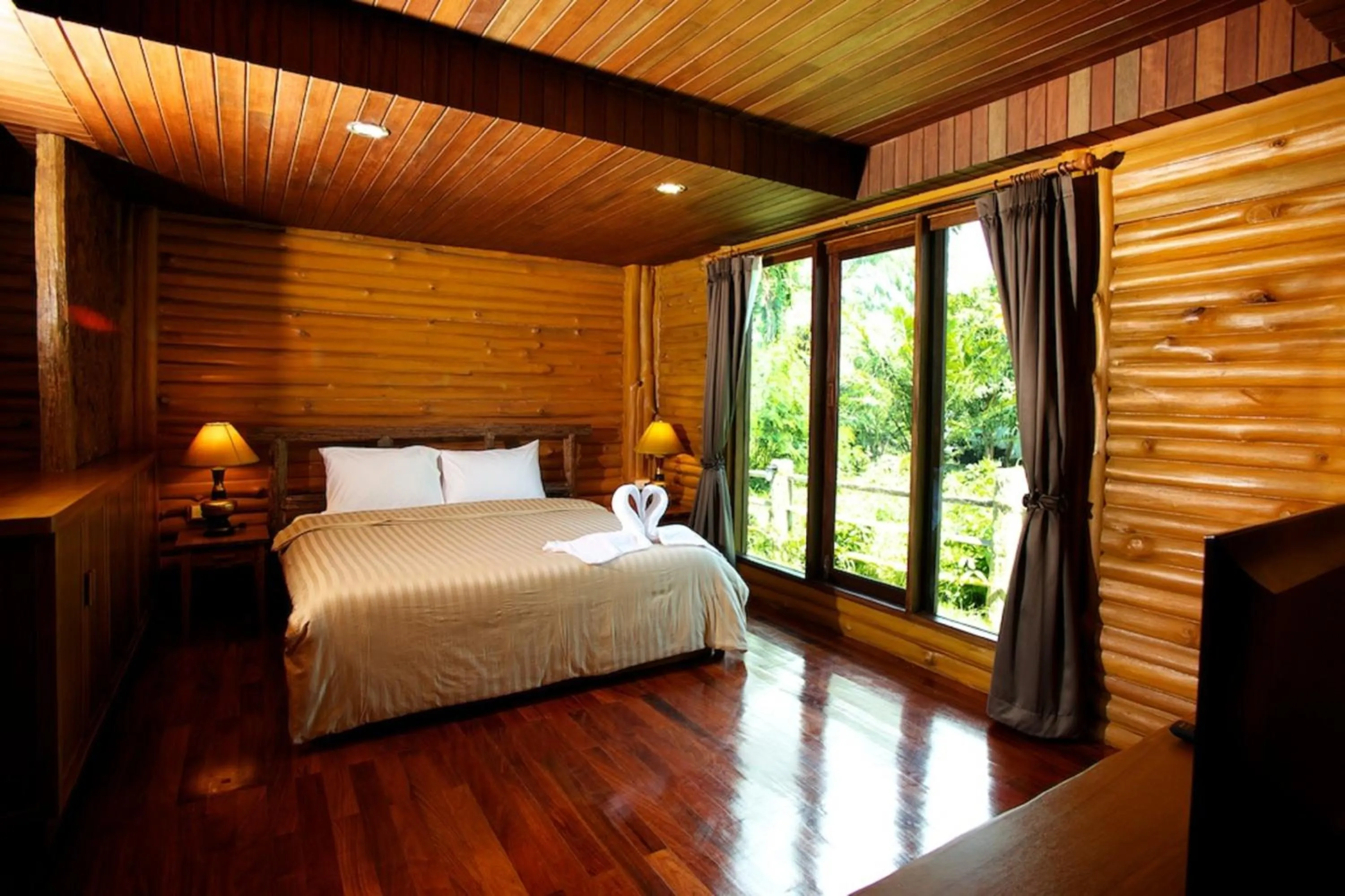 Bed in Blues River Resort