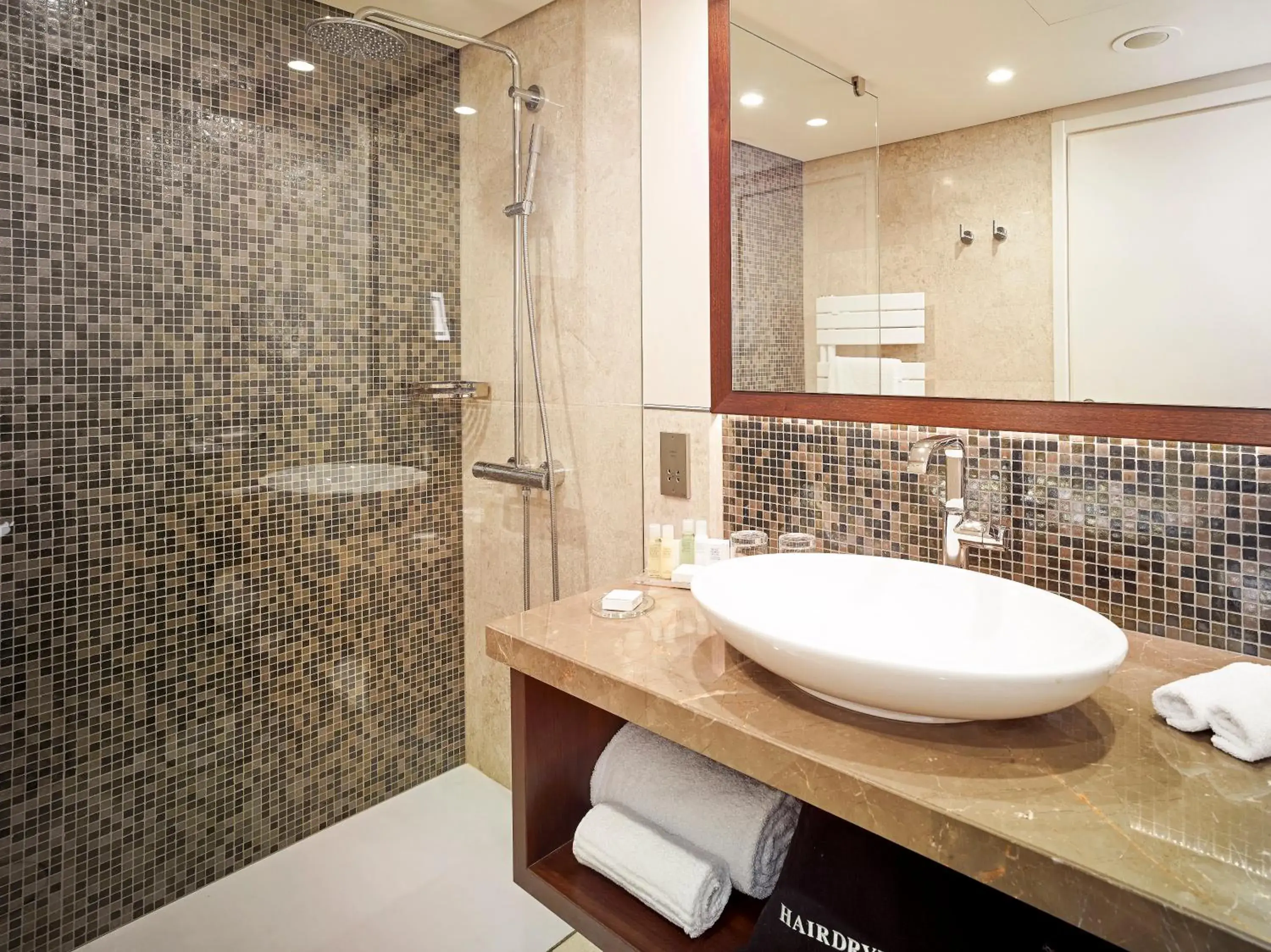 Shower, Bathroom in Crowne Plaza Bucharest, an IHG Hotel