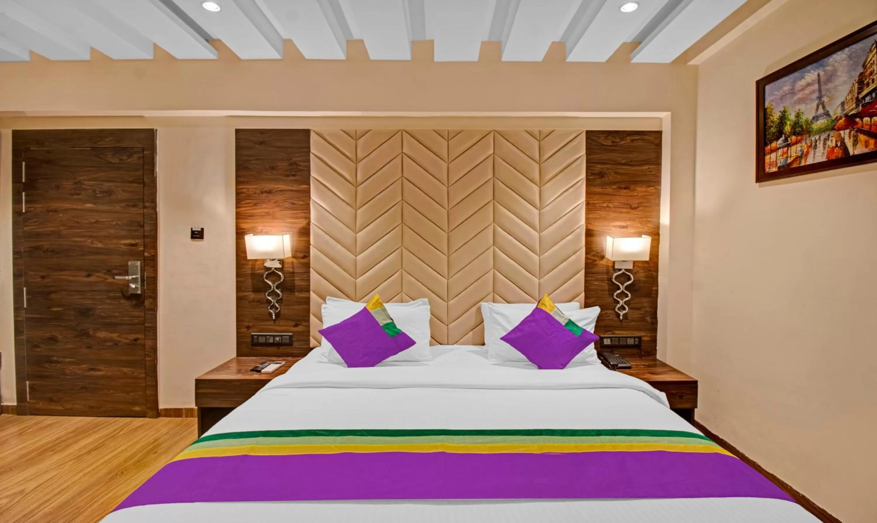 Bedroom, Bed in Treebo Premium Median Inn