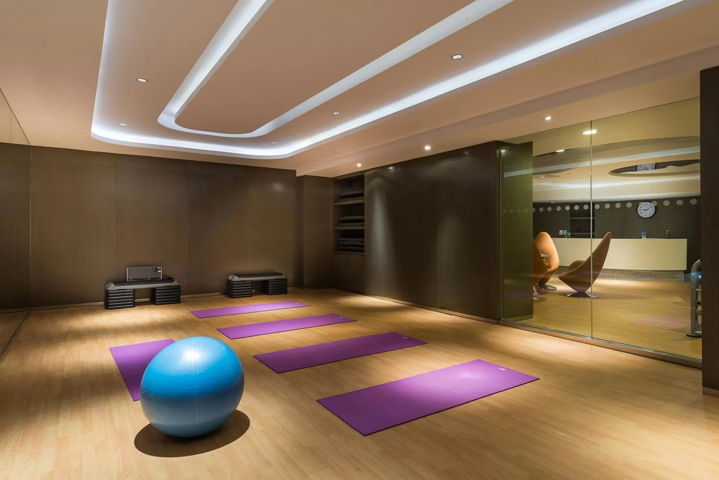 Fitness centre/facilities in Pullman Nanjing Lukou Airport