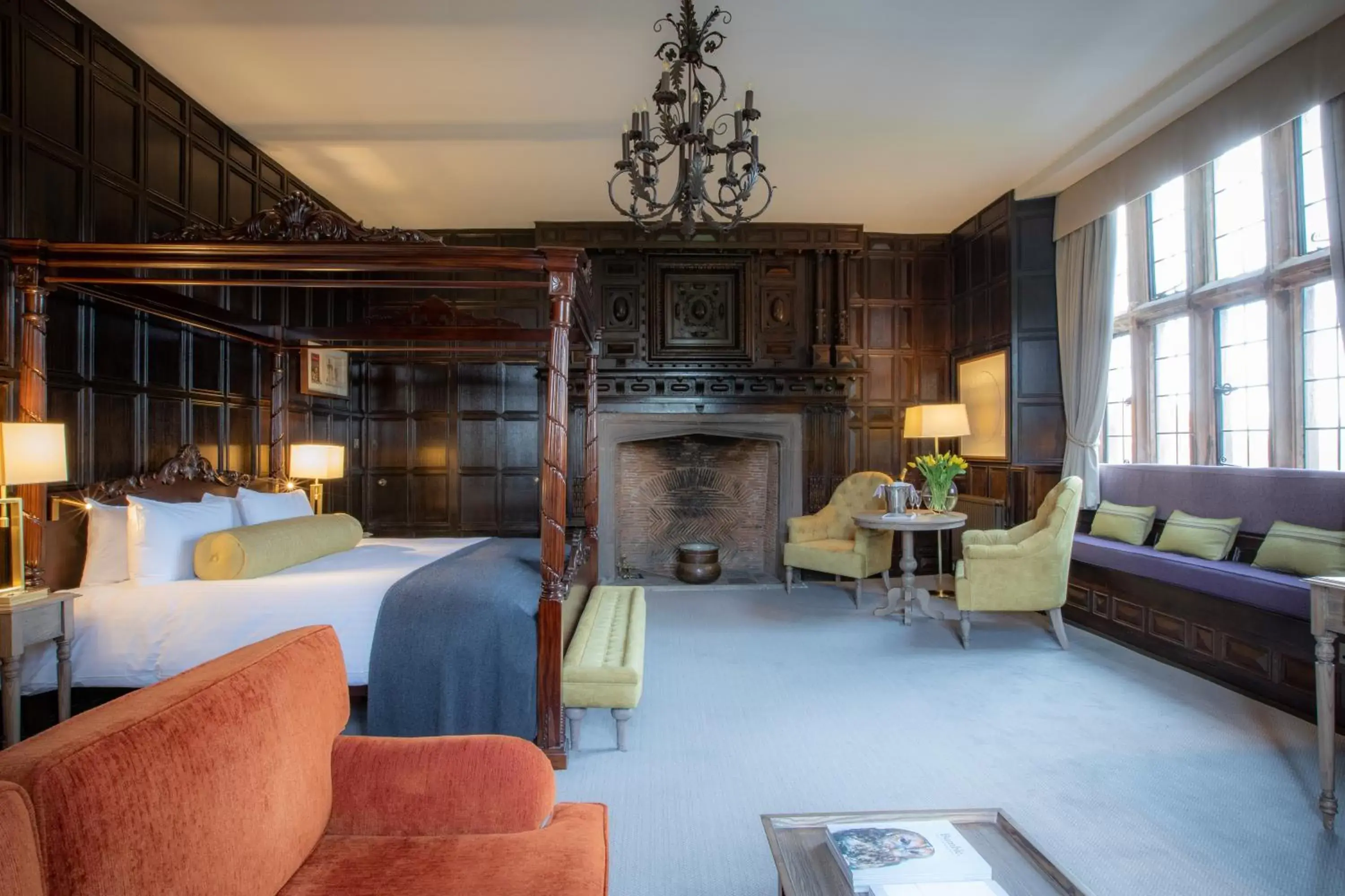 Seating Area in The Billesley Manor Hotel