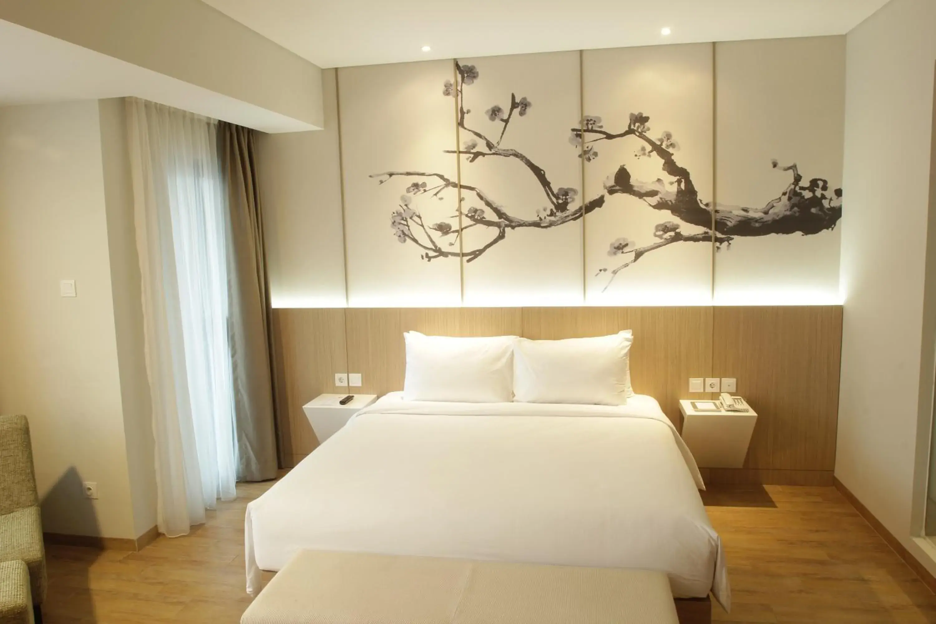 Bedroom, Bed in Hotel Santika Mega City - Bekasi