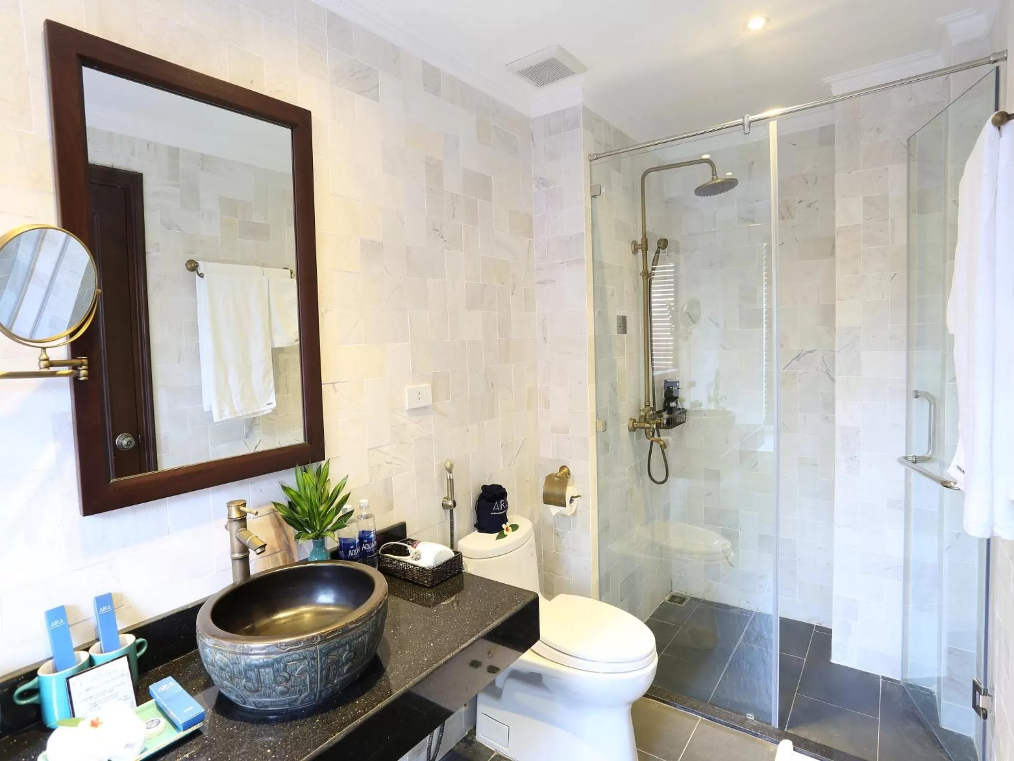 Shower in AIRA Boutique Hoi An Hotel & Spa