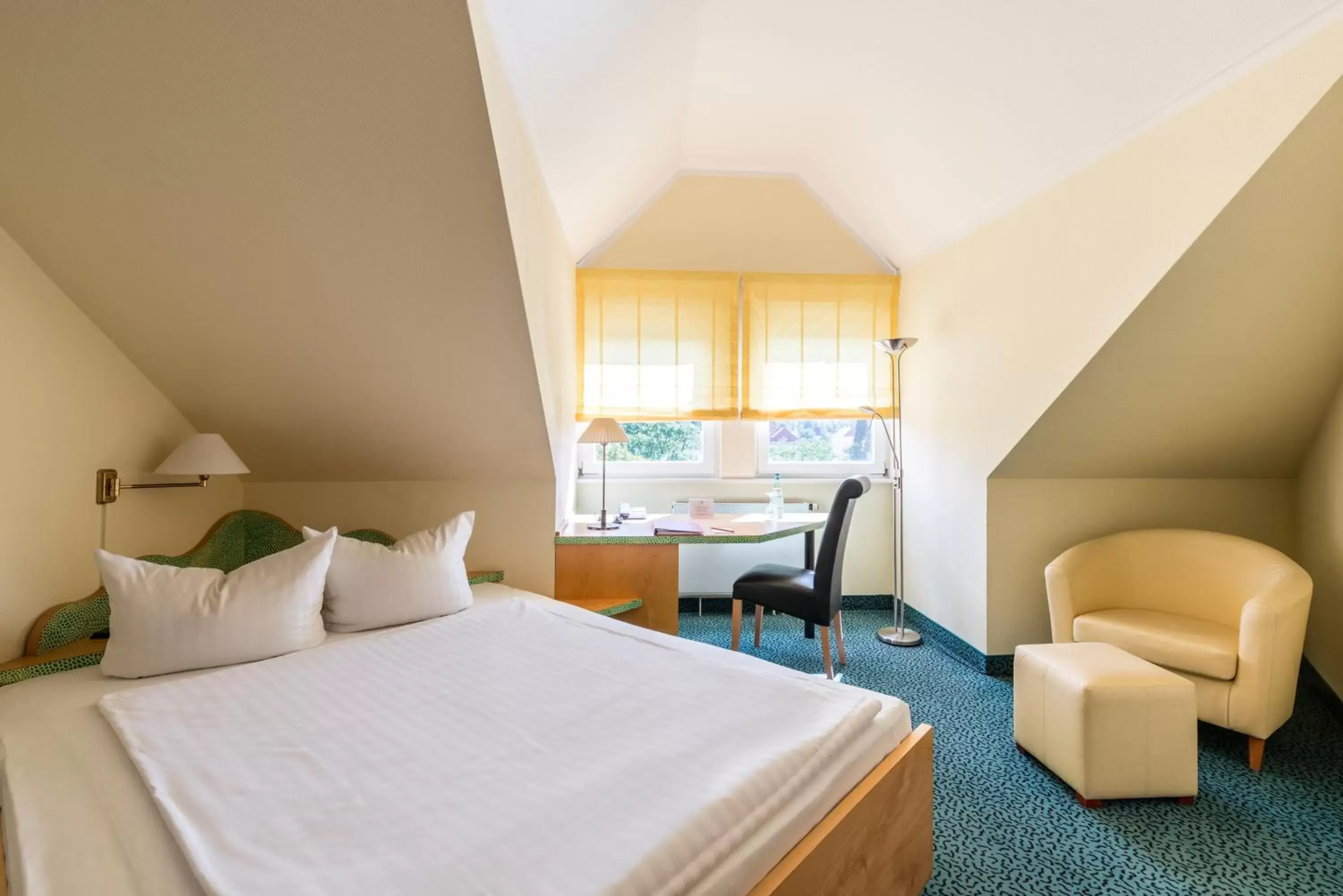 Bed in Andante Hotel Dresden Bed in Andante Hotel Dresden