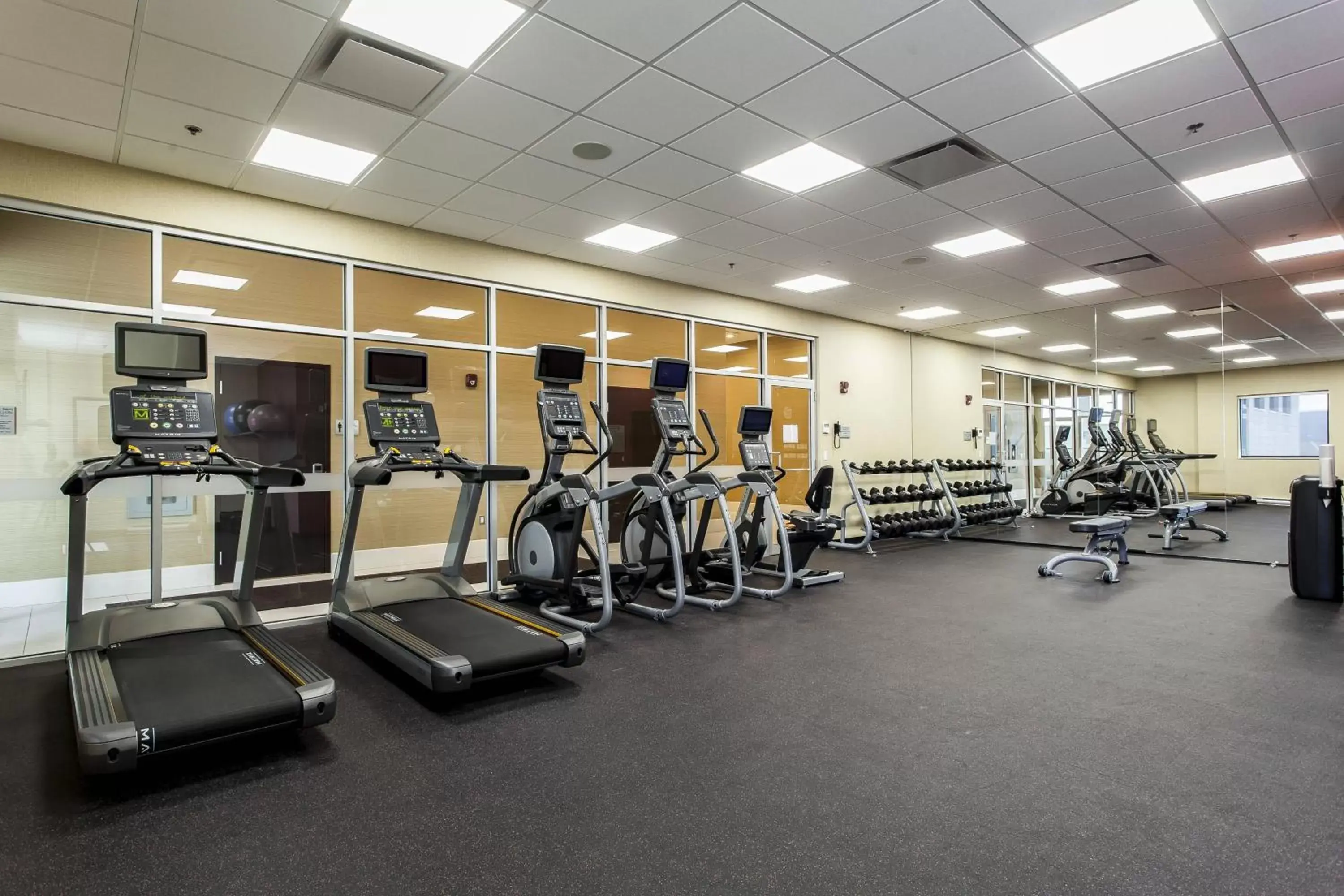 Fitness centre/facilities, Fitness Center/Facilities in Courtyard by Marriott Montreal West Island/Baie D’Urfe