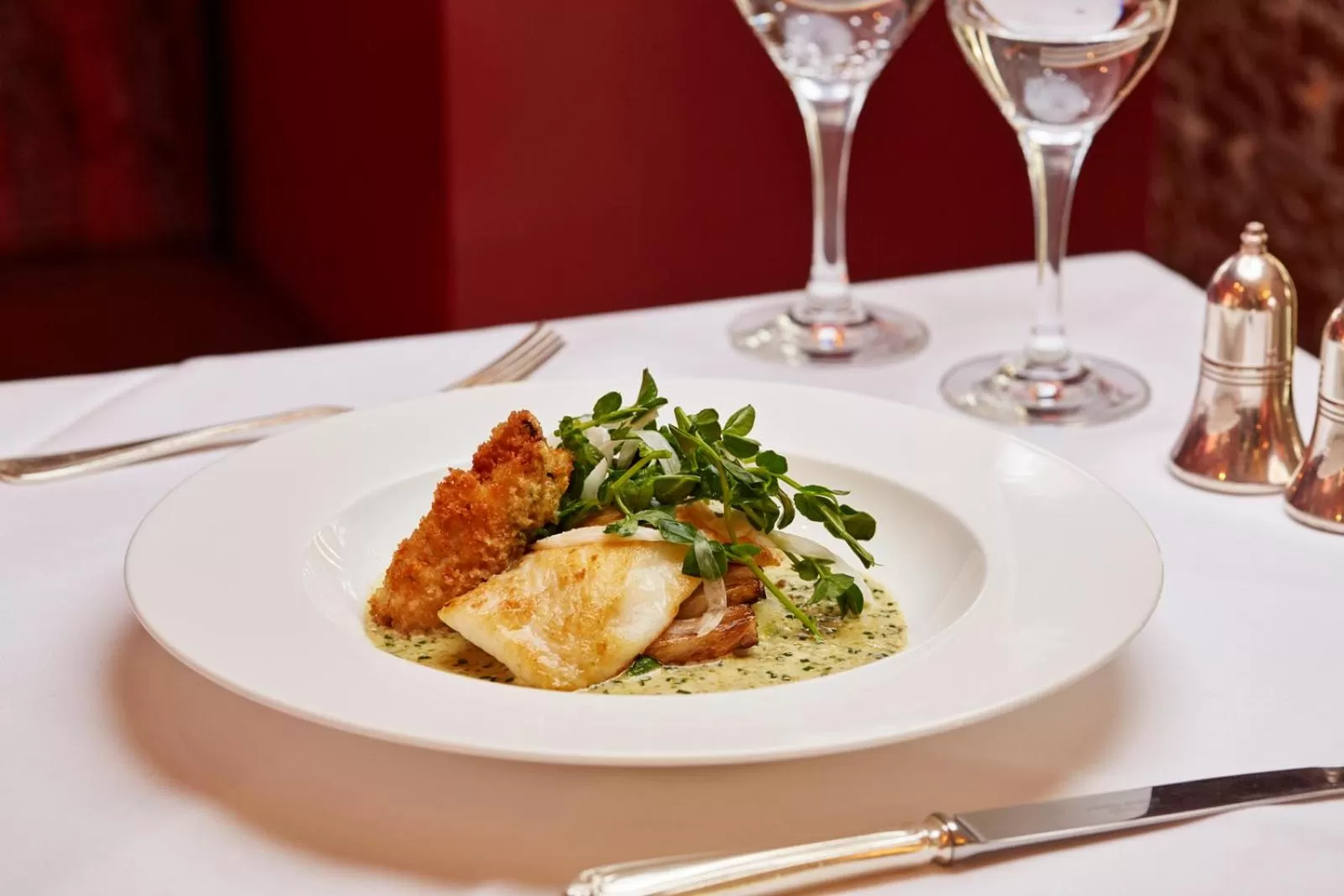 Food in Ockenden Manor Hotel & Spa