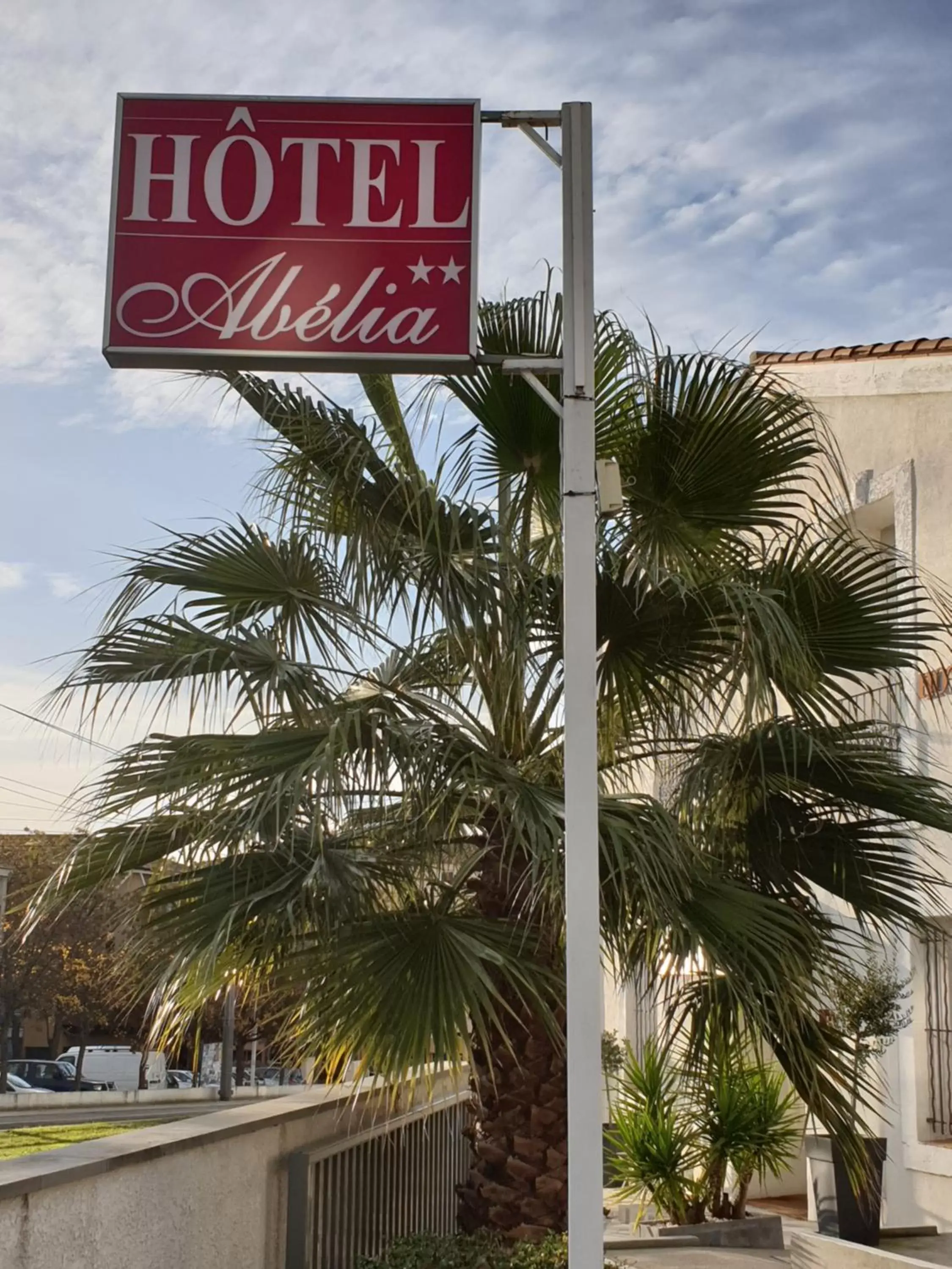 Property logo or sign in Hotel Abelia