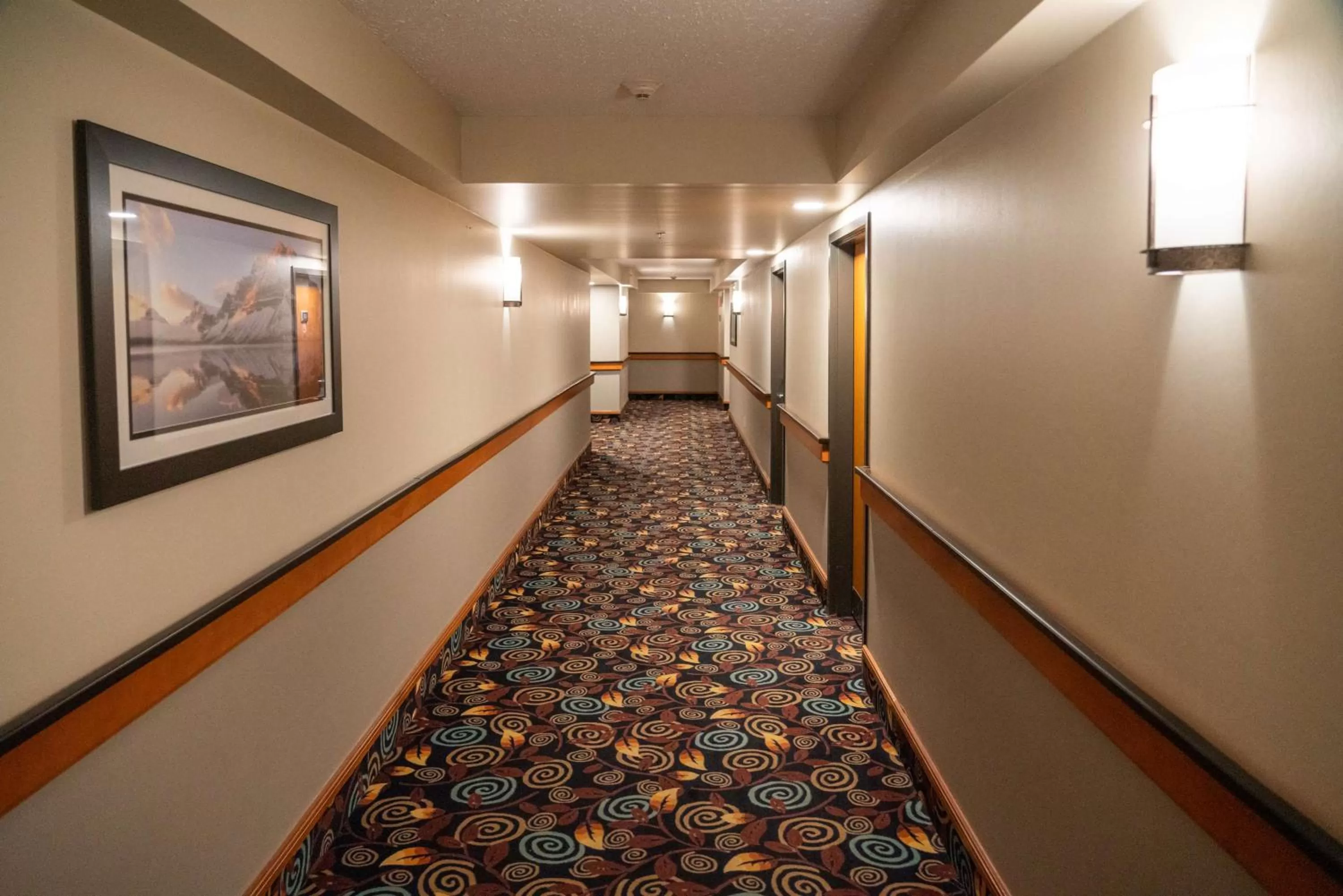 Decorative detail in Pocaterra Inn & Waterslide