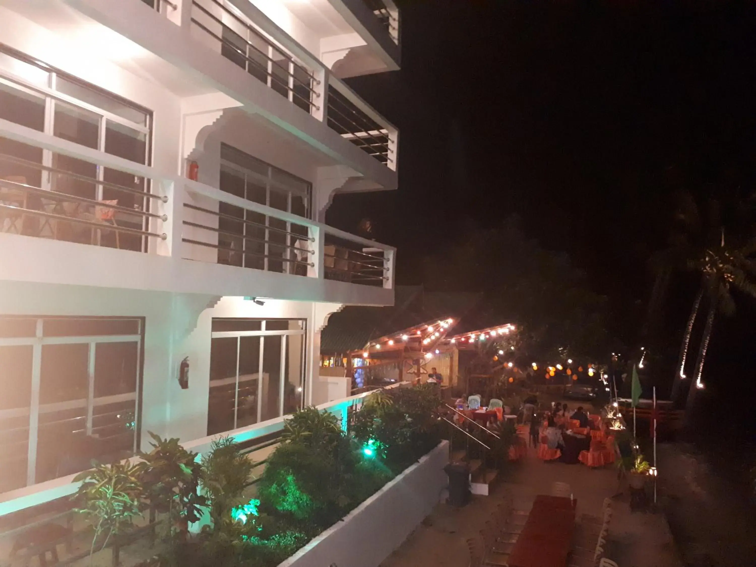 Balcony/Terrace, Pool View in Orange Pearl Beach Resort