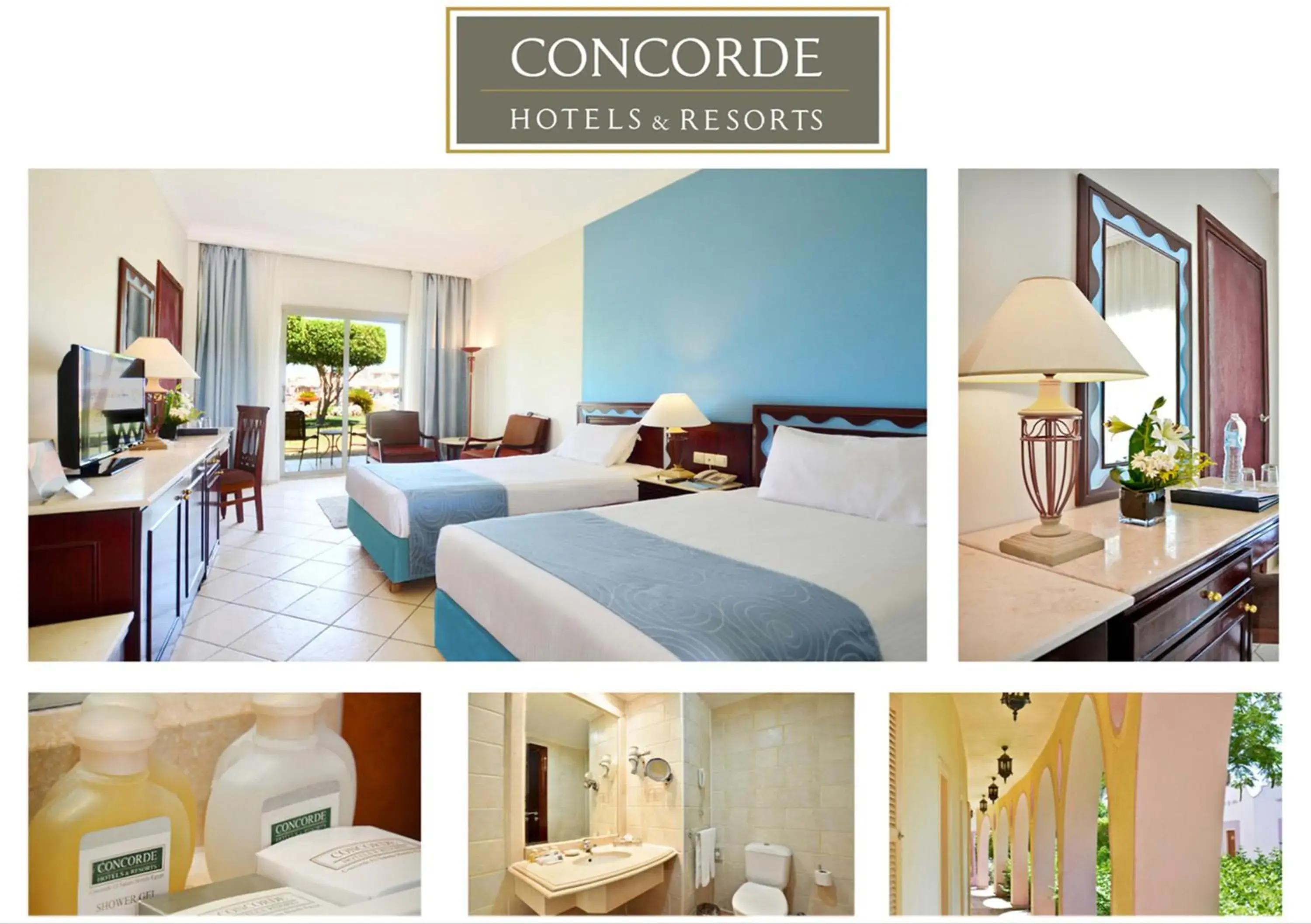 Bed in Concorde El Salam Sharm El Sheikh Sport Hotel