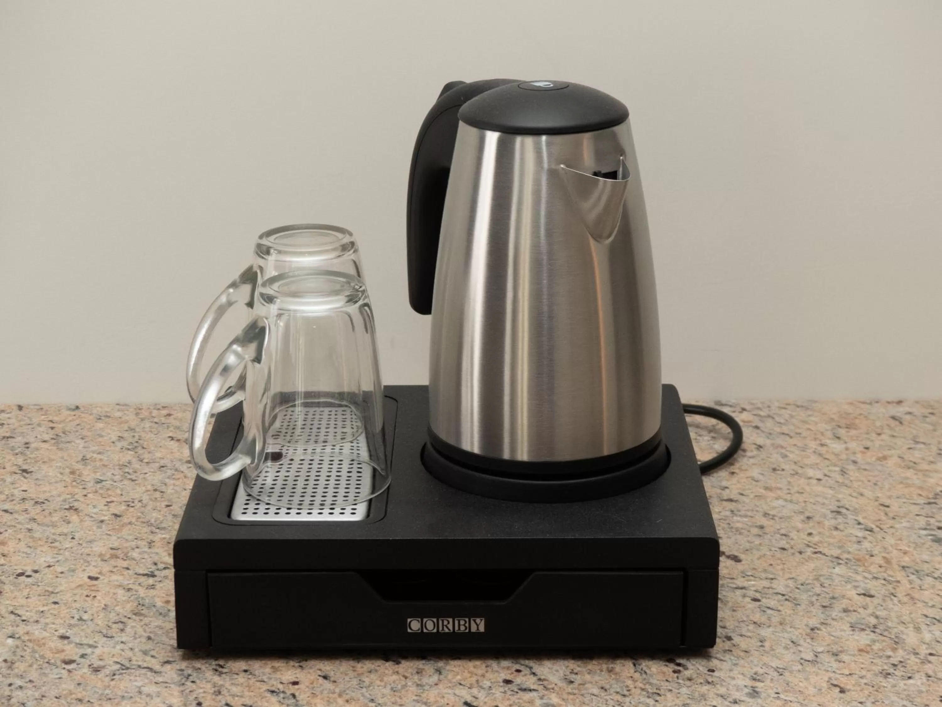 Coffee/tea facilities in Hotel-Restaurant Het Rechthuis