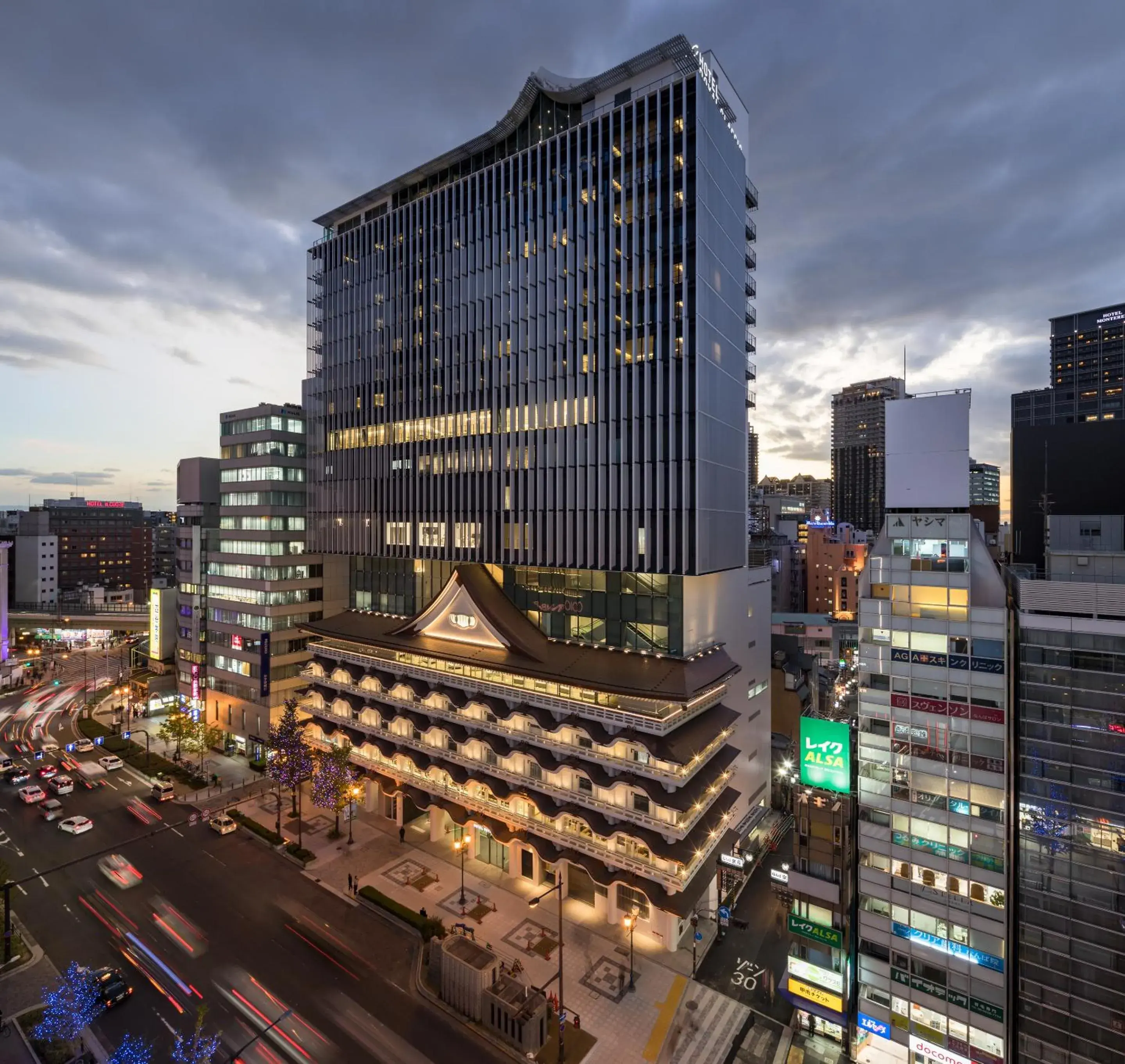 Property building in Hotel Royal Classic Osaka