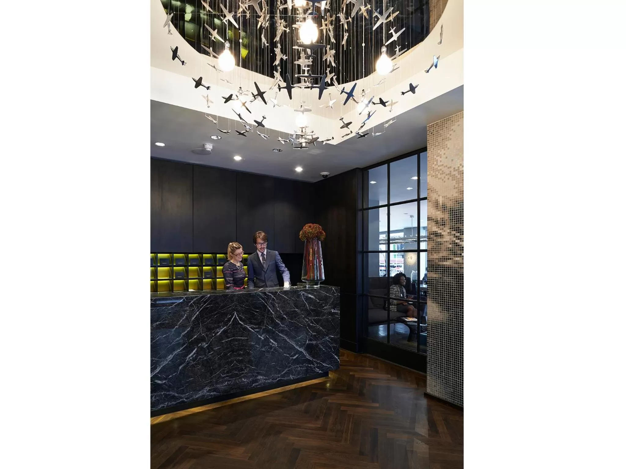 Lobby or reception in South Place Hotel