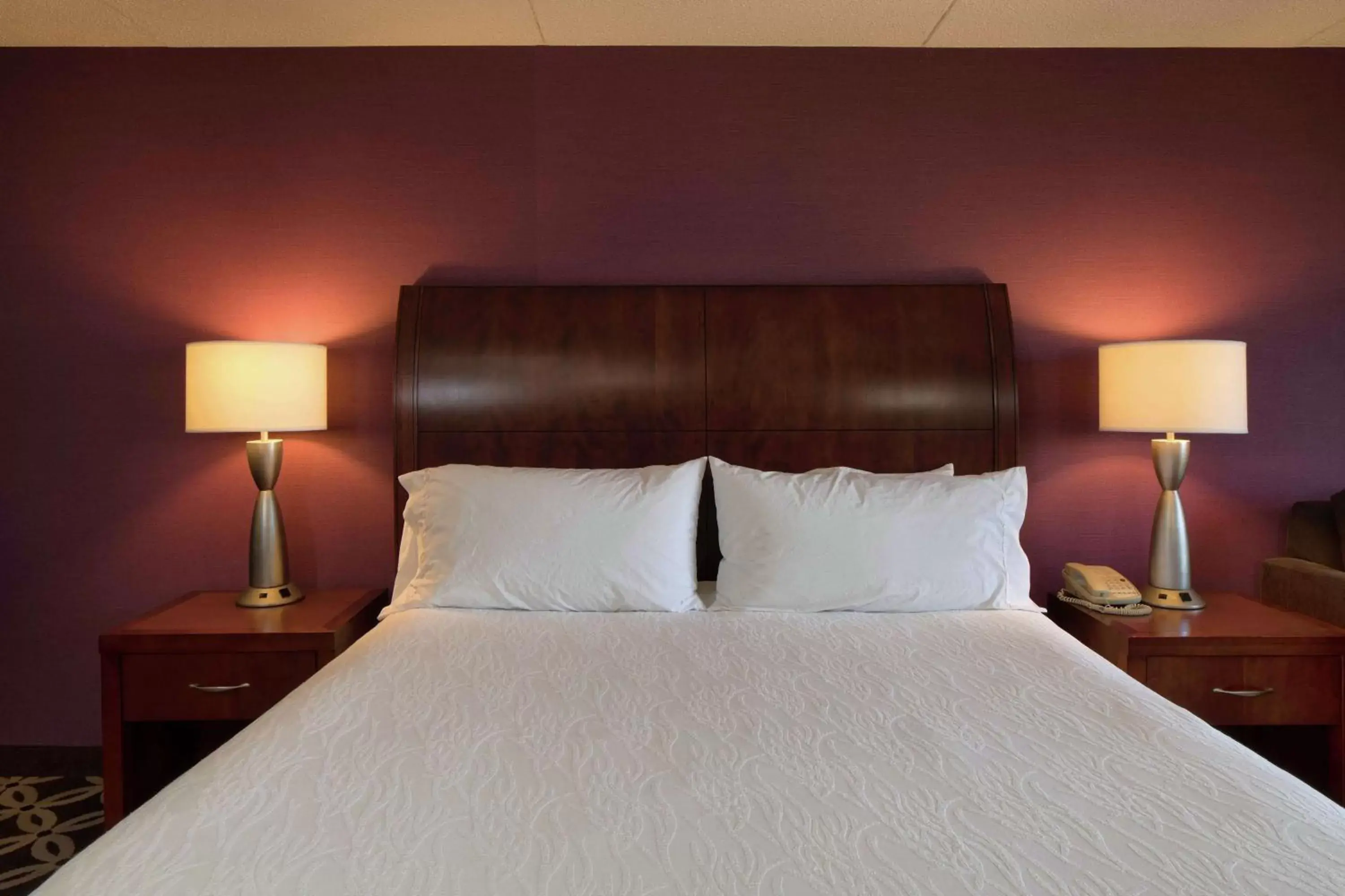 Bed in Hilton Garden Inn Auburn Riverwatch