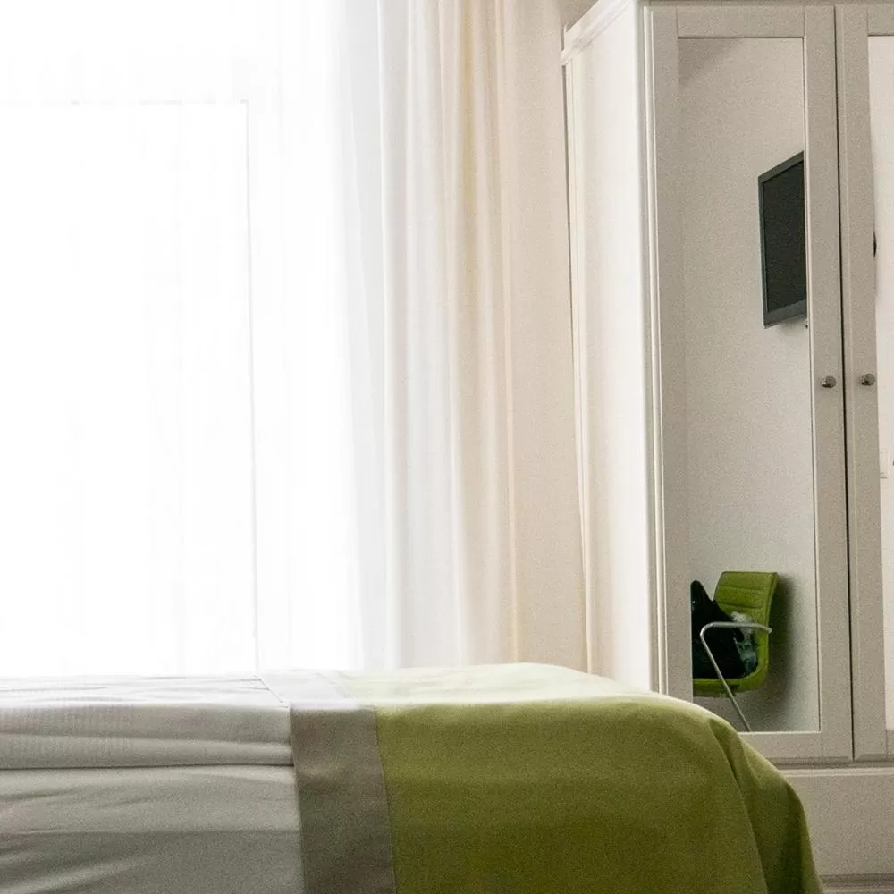 Bed in Hotel Villa Rückert