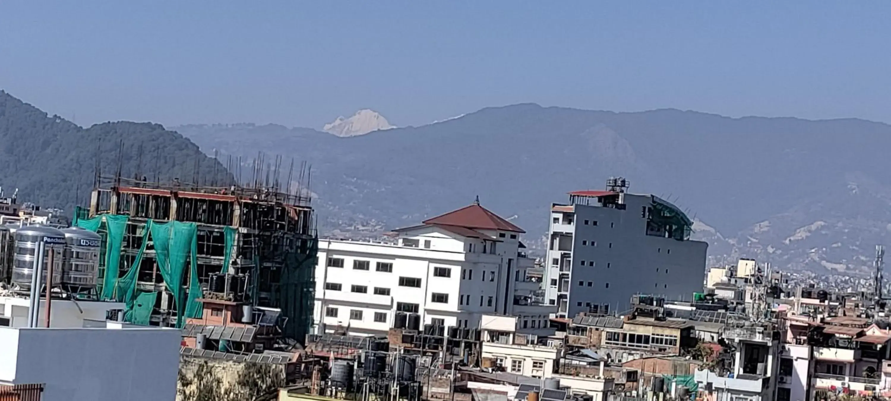 Mountain view in Hotel Nepalaya