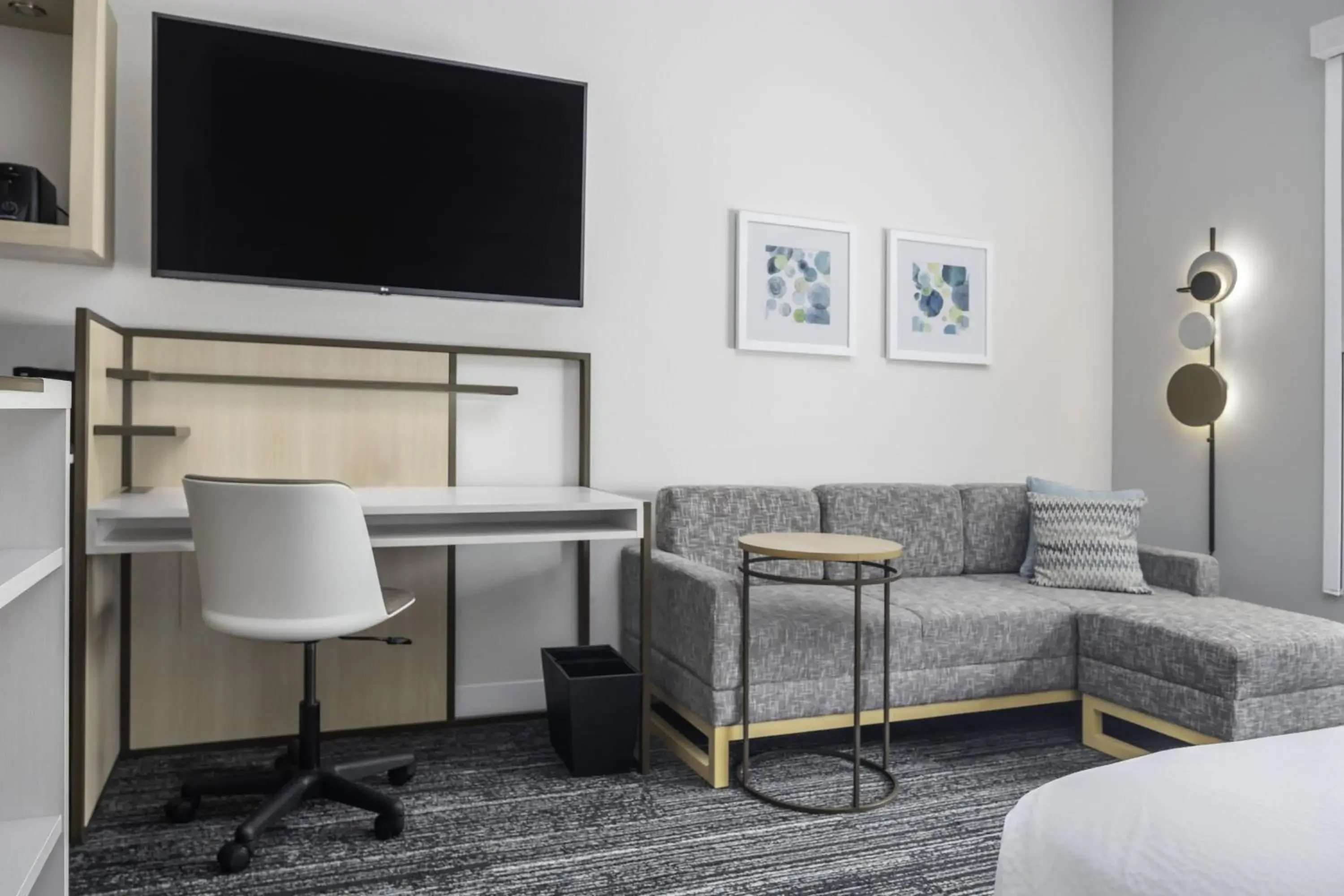 Living room, Seating Area in TownePlace Suites by Marriott San Antonio Universal City, Live Oak