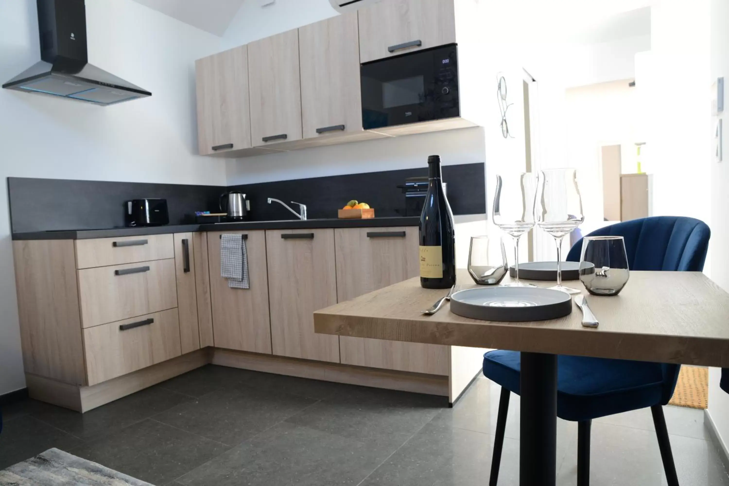 Kitchen or kitchenette, Kitchen/Kitchenette in L'Hostellerie d'Acquigny