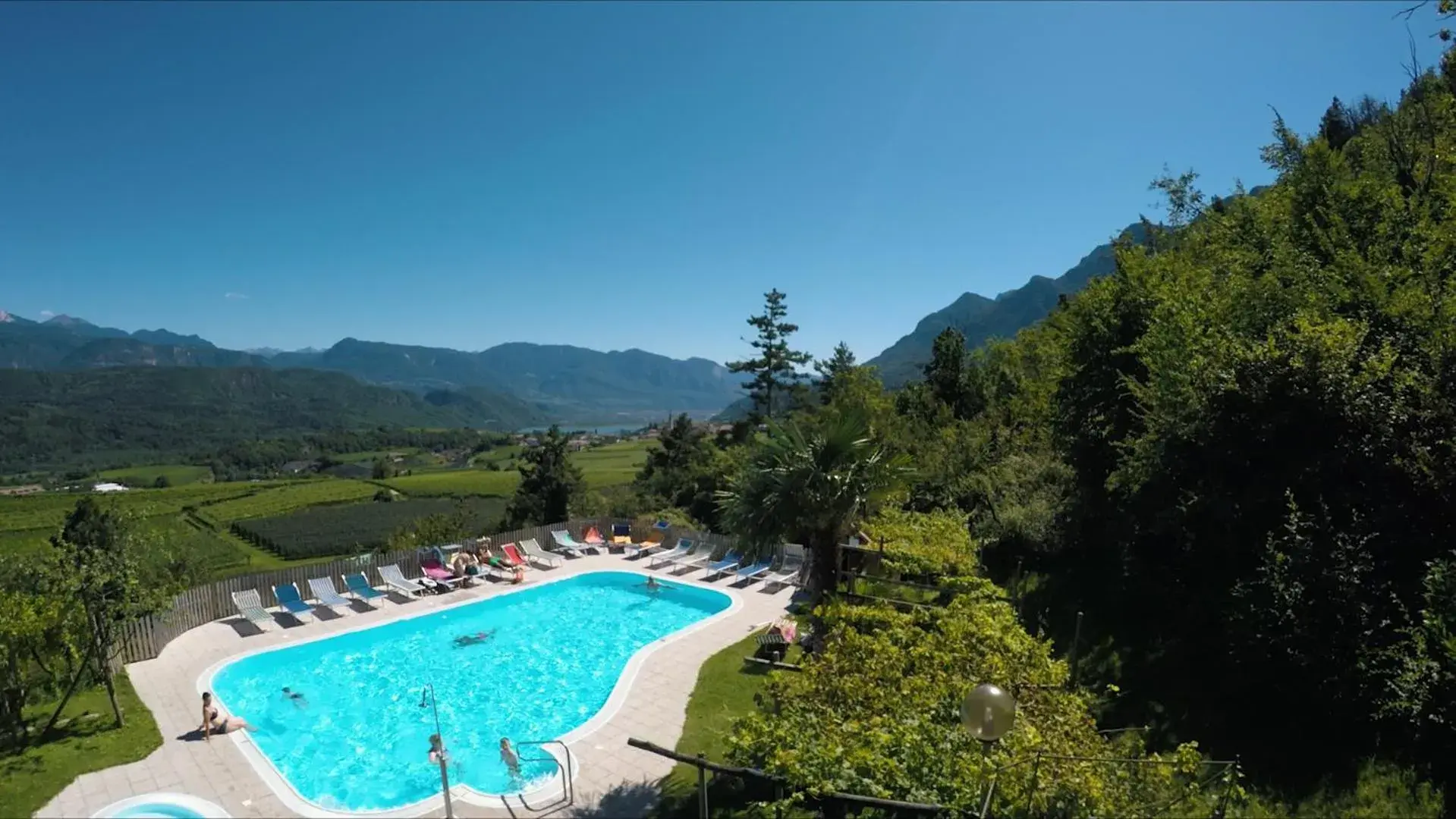 Swimming pool, Pool View in Hotel Tannhof