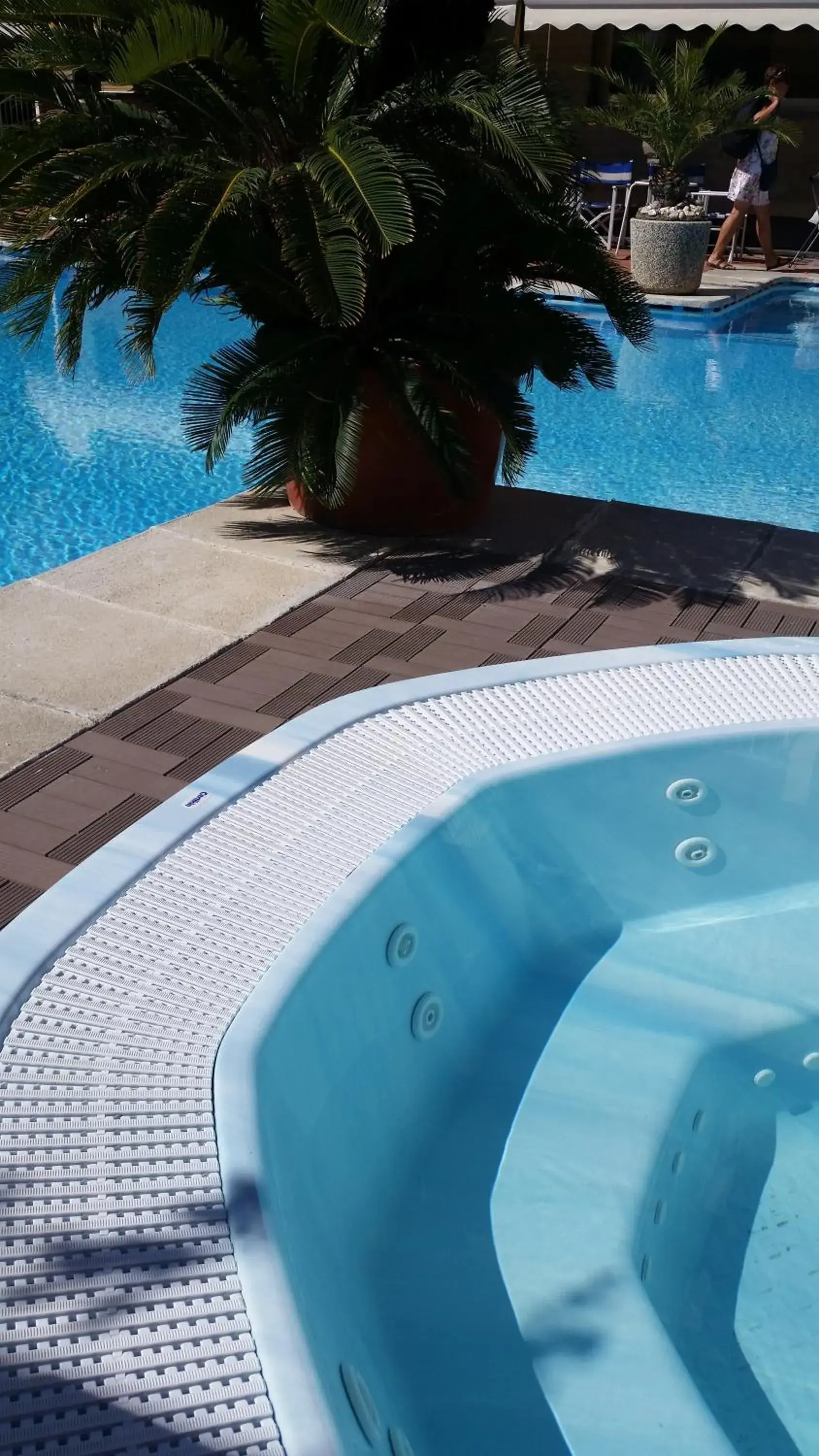 Decorative detail, Swimming Pool in Hotel Splendid