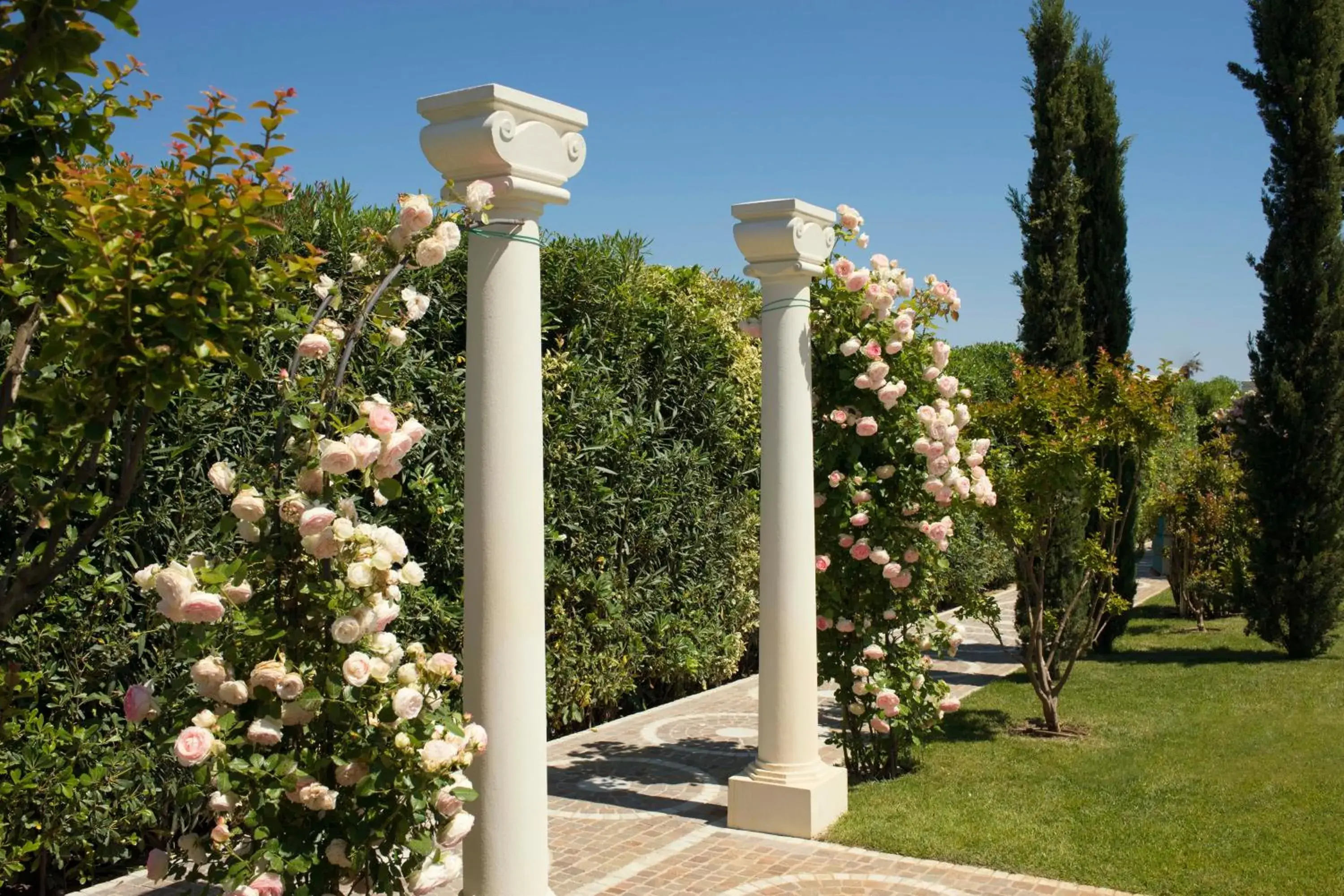 Patio, Garden in Grand Hotel Da Vinci