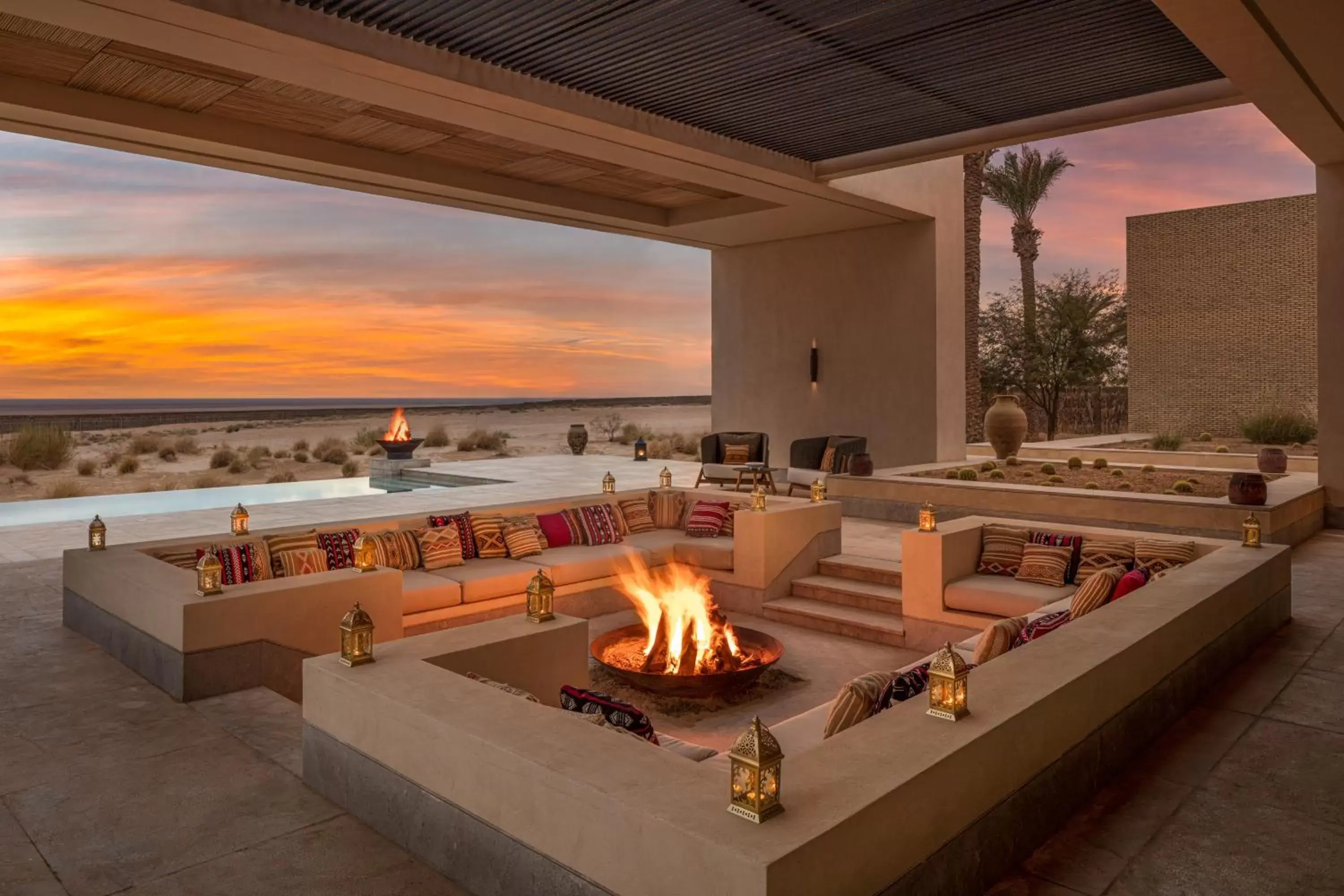 Balcony/Terrace in Anantara Sahara-Tozeur Resort & Villas