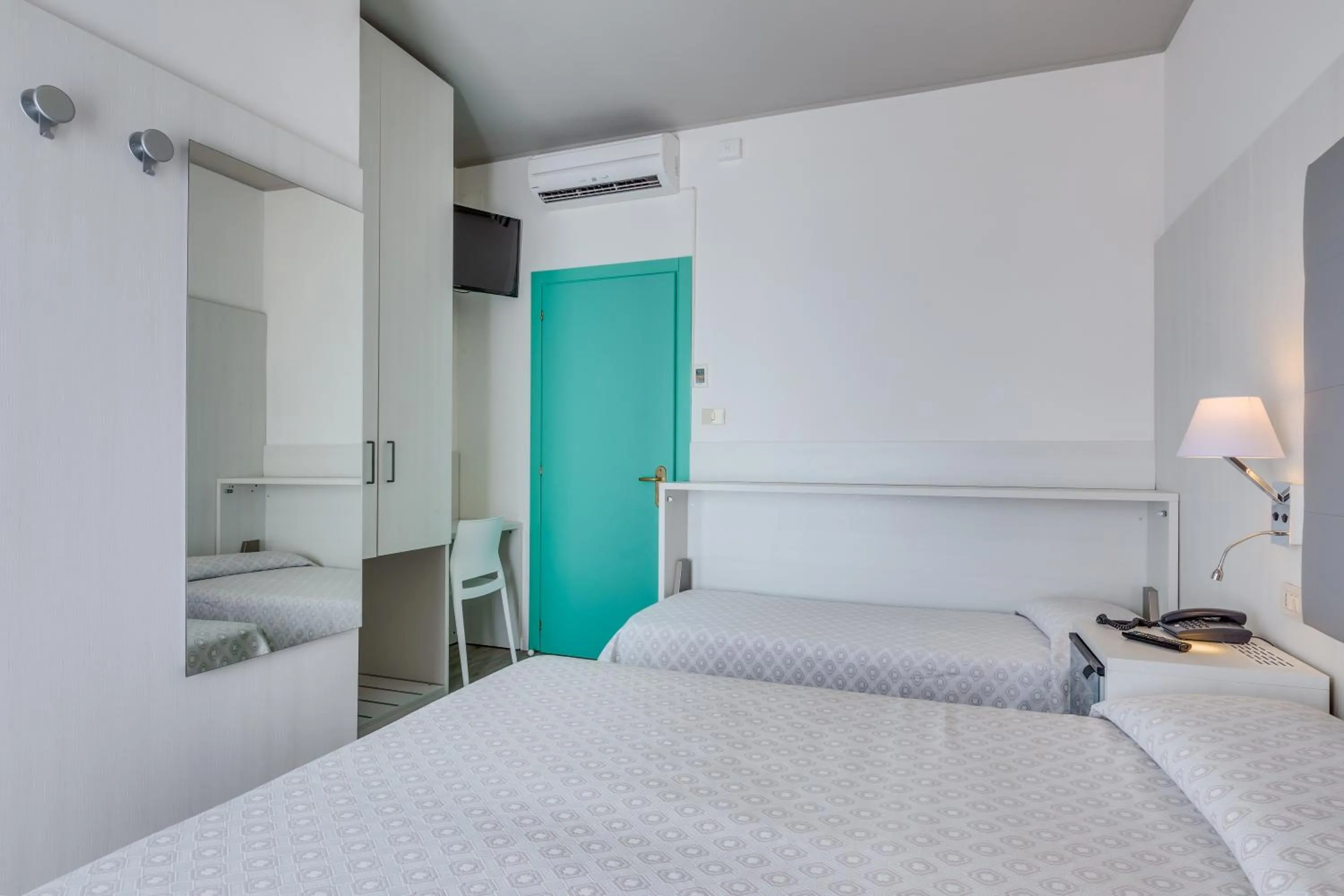 Bed in Hotel Austria