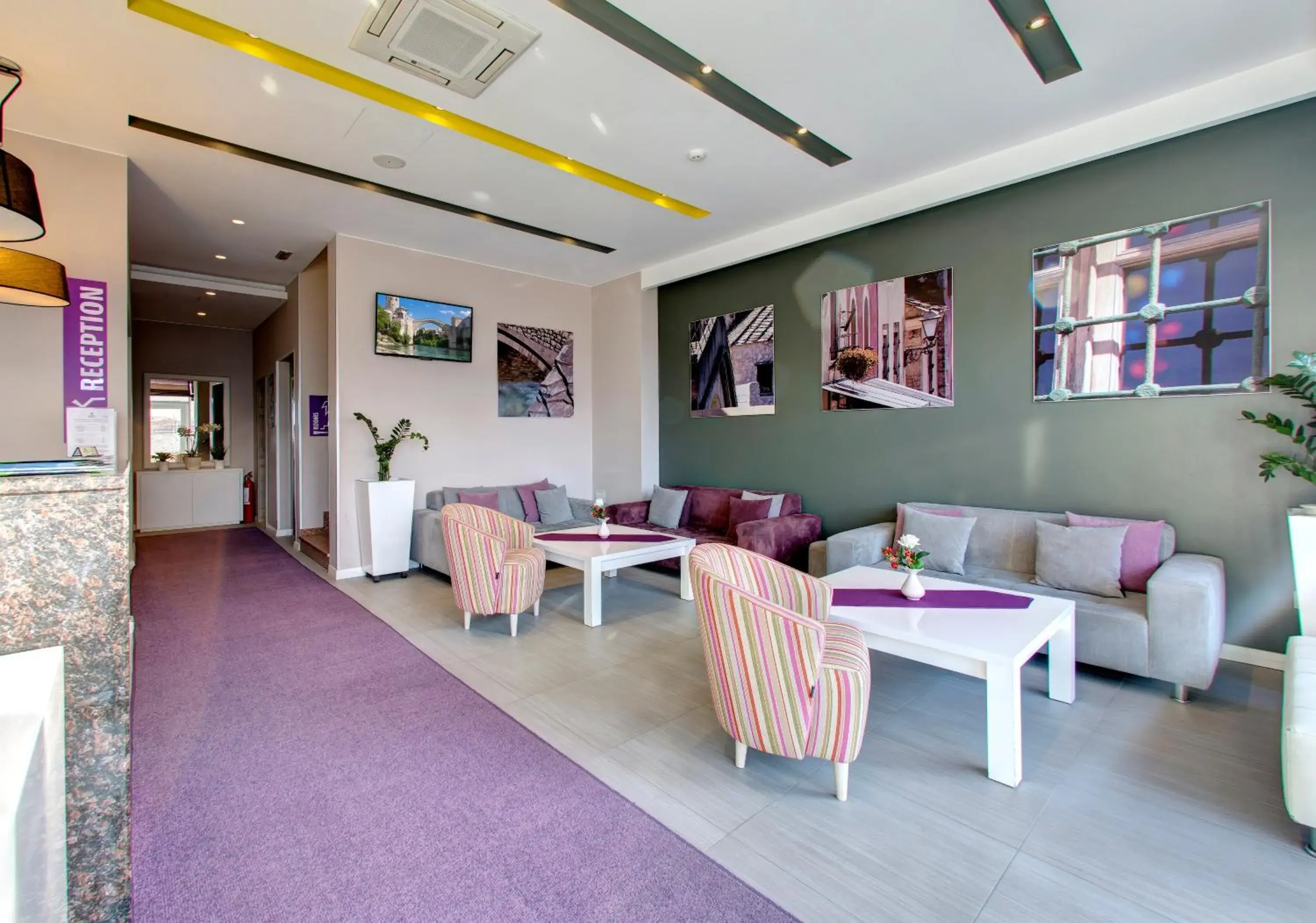 Lobby or reception in Hotel Eden Lobby or reception in Hotel Eden