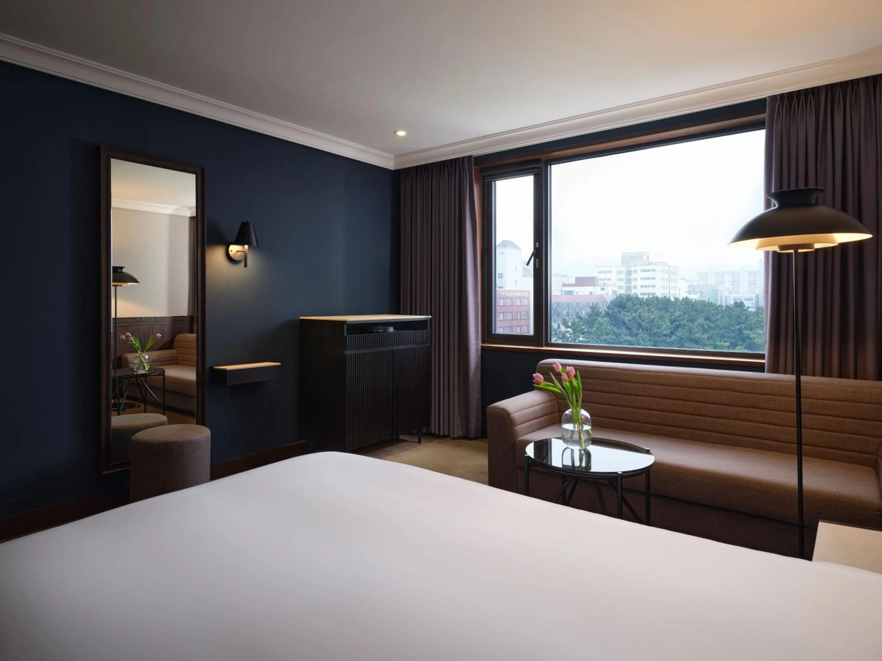 Decorative detail, Bed in Maison Glad Jeju