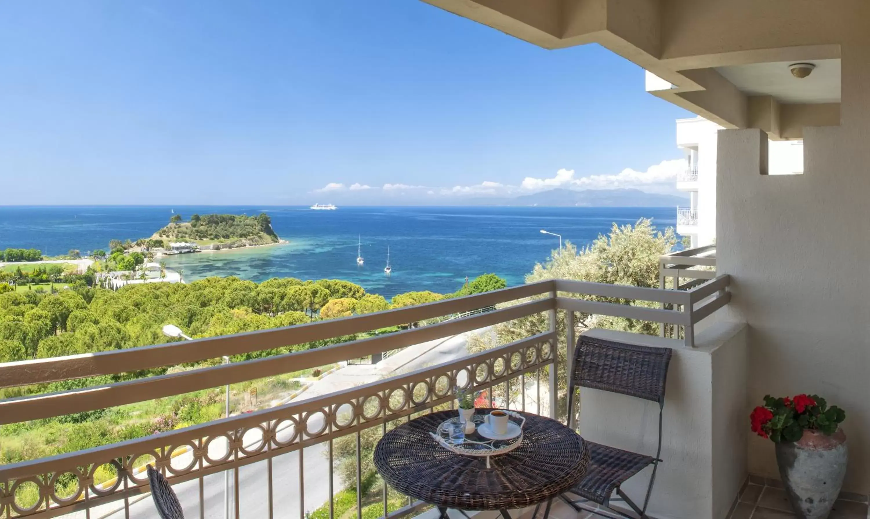 Balcony/Terrace in Hotel Carina