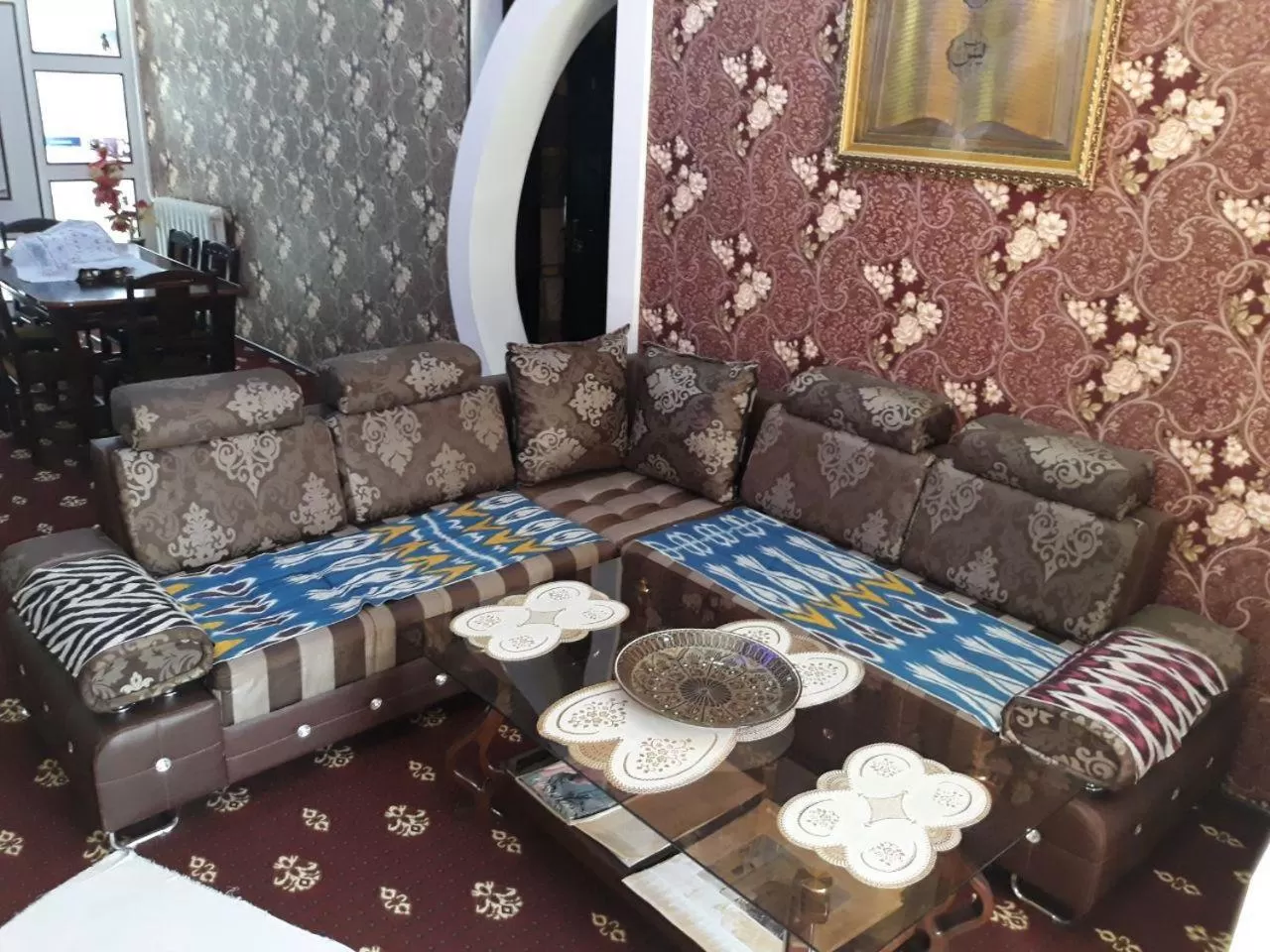 Seating Area in KHIVA HOSTEL ...