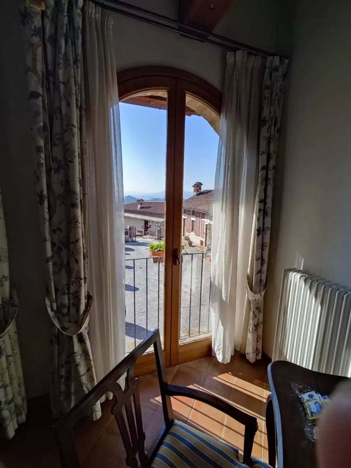 View (from property/room) in Foresteria Ristorante Conti Roero
